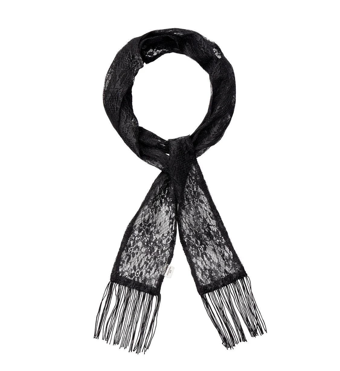 Lacia Lace tørklæde - sort