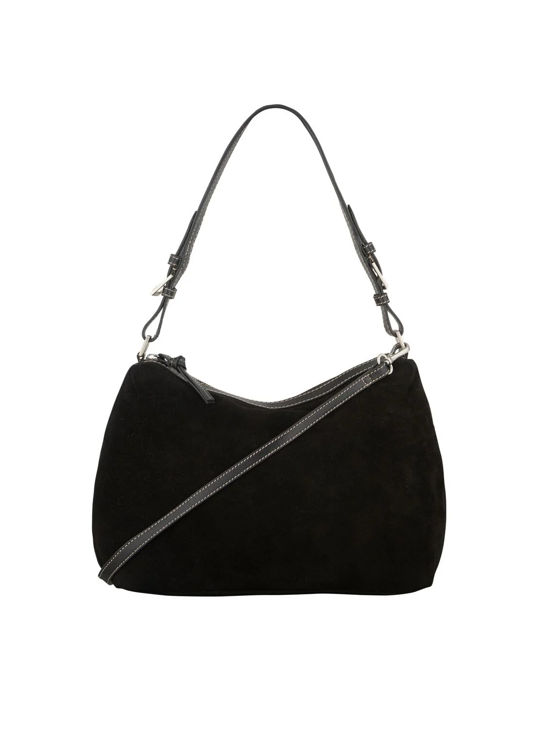Suede Ginni Medi taske - sort