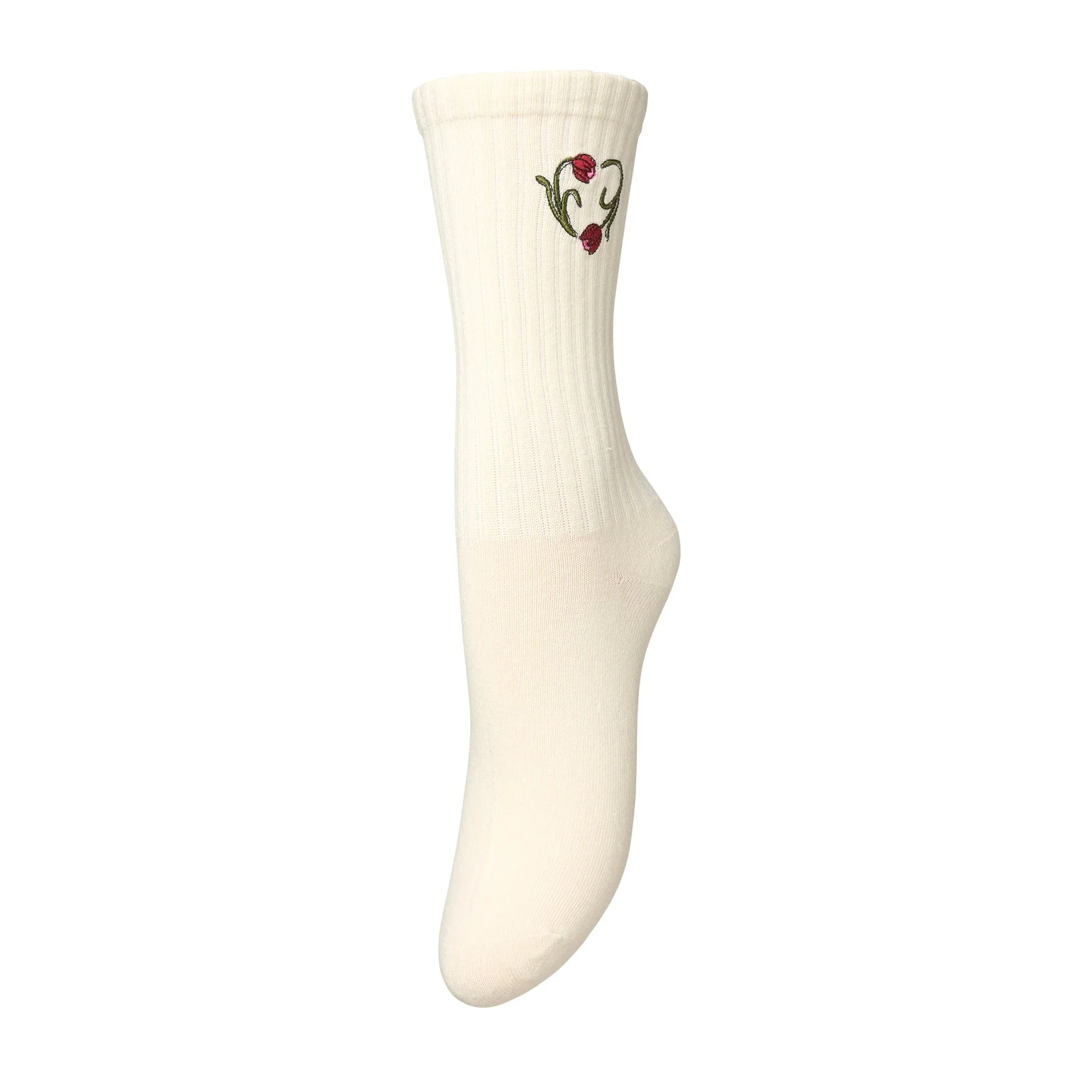 Tulipa Cotta strømper - Birch White