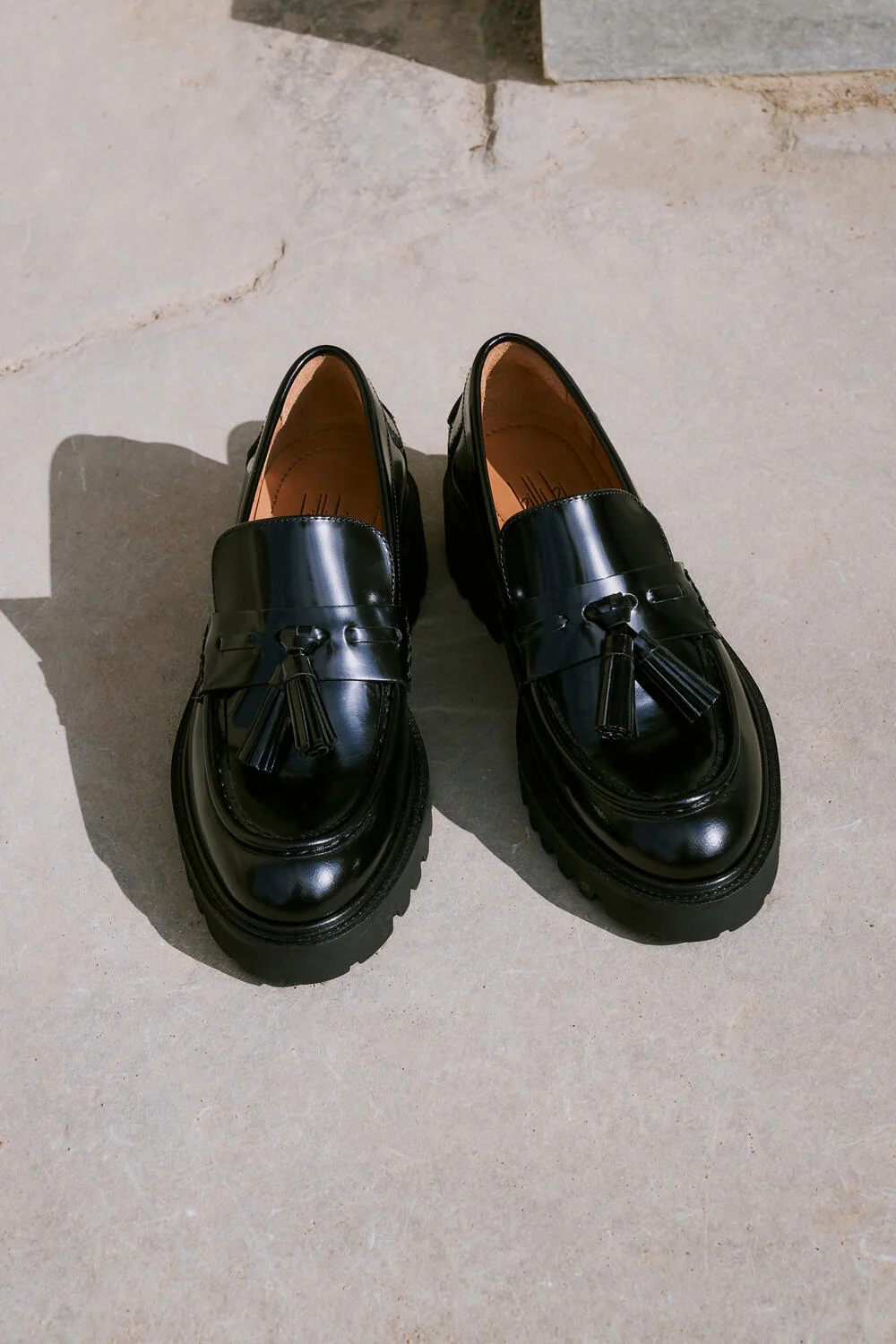 A9046 loafer med kvast - Black polido 900 - Image 2