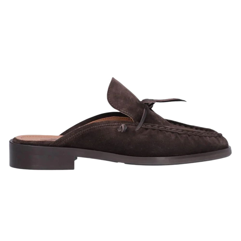 Mule loafers - T.moro babysilk suede 556