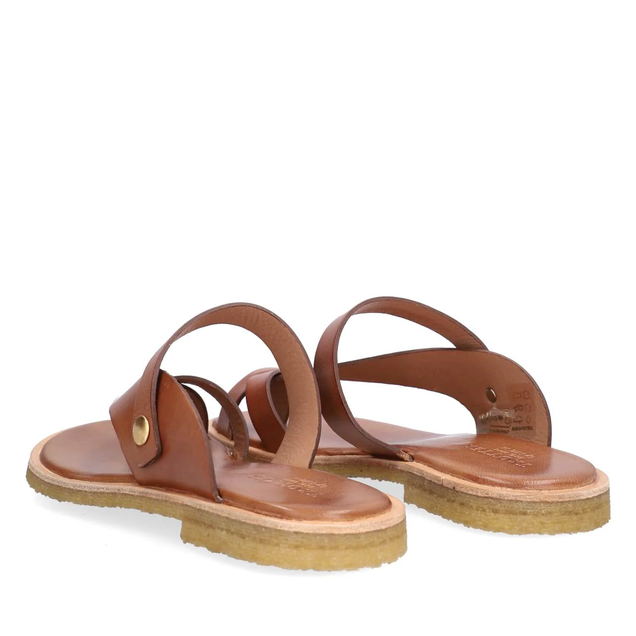 Sandal med flet - Cognac - Image 7