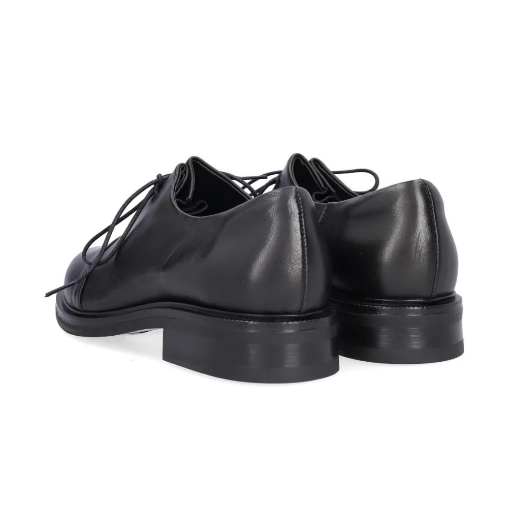 Sko med snørre - Black Nappa 70 - Image 4