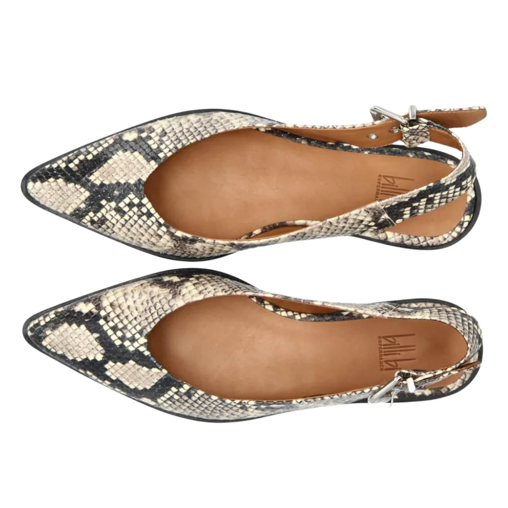Slingback ballerinasko - Off white medina snake 32 - Image 2