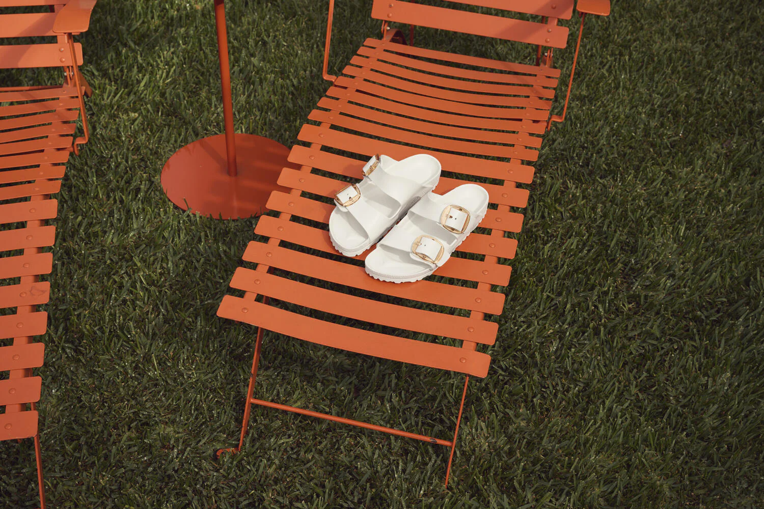 Arizona Big Buckle EVA sandaler - Eggshell - Image 3