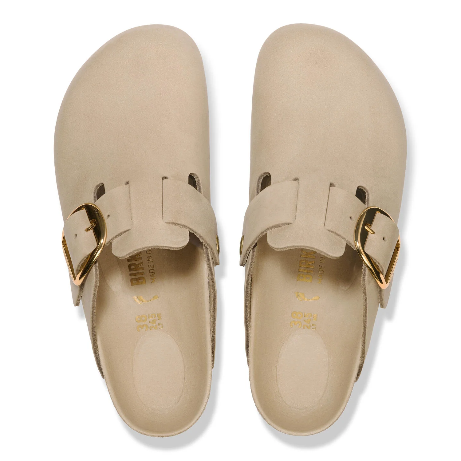 Boston Big Buckle clogs - Tabacco Brown - Image 3