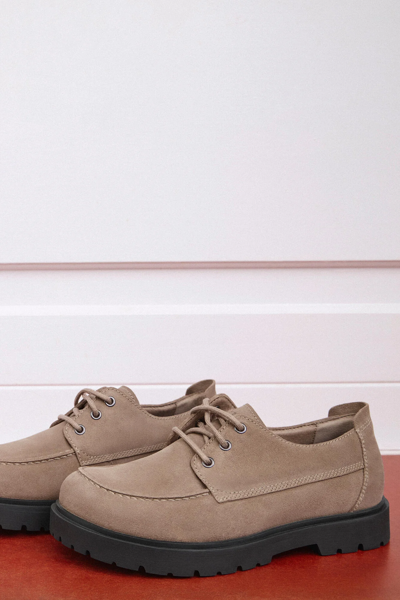 Highwood Moc Lace Low sko - Gray Taupe - Image 10