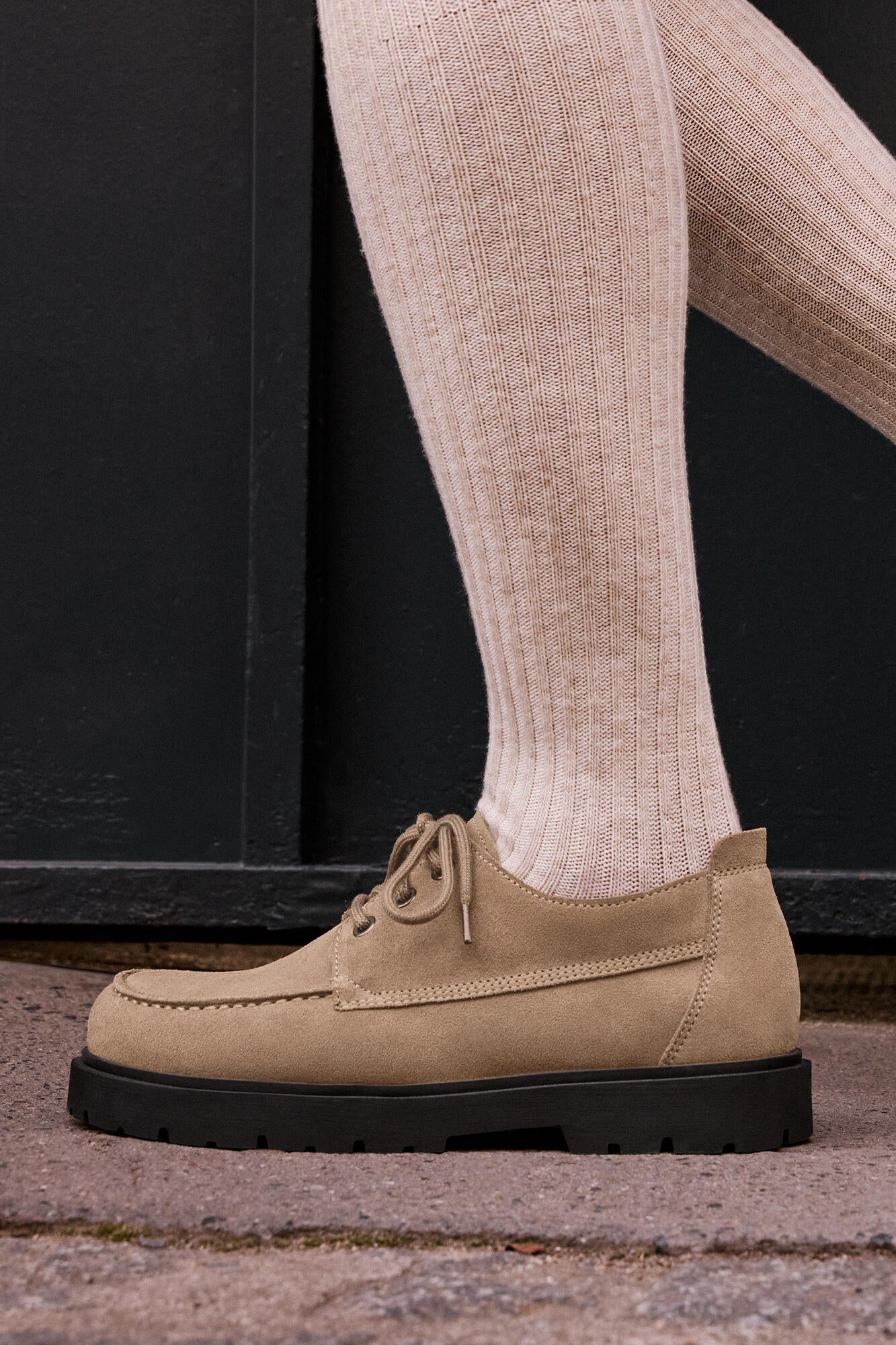 Highwood Moc Lace Low sko - Gray Taupe - Image 8