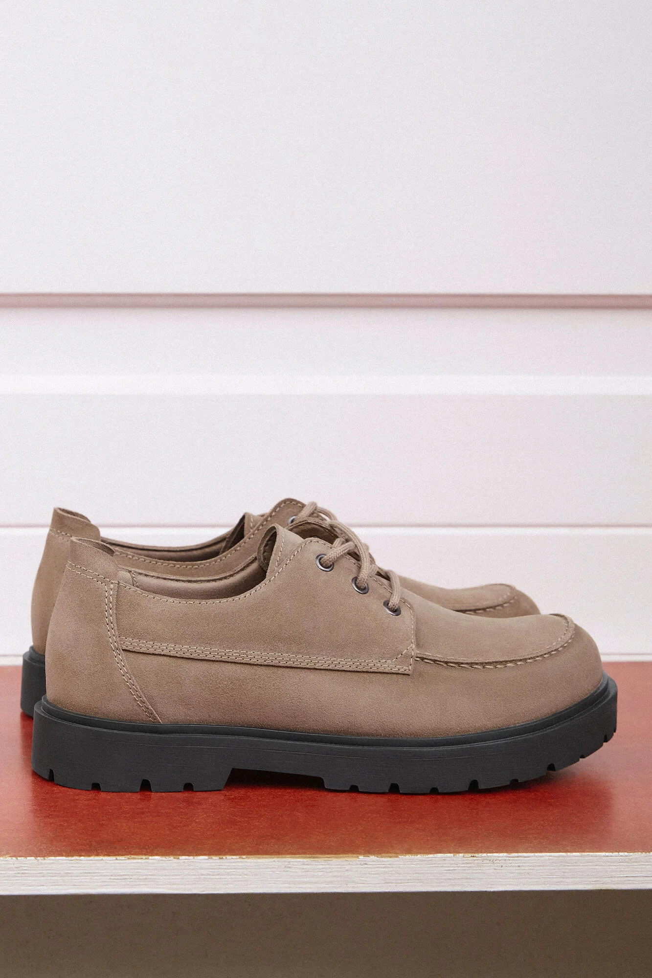 Highwood Moc Lace Low sko - Gray Taupe - Image 9