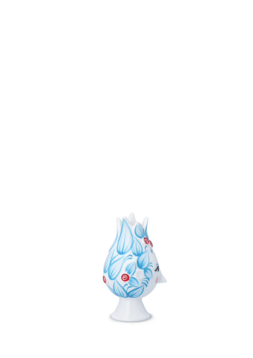 Titania kronelysestage, H11,5 cm - lyseblå - Image 6