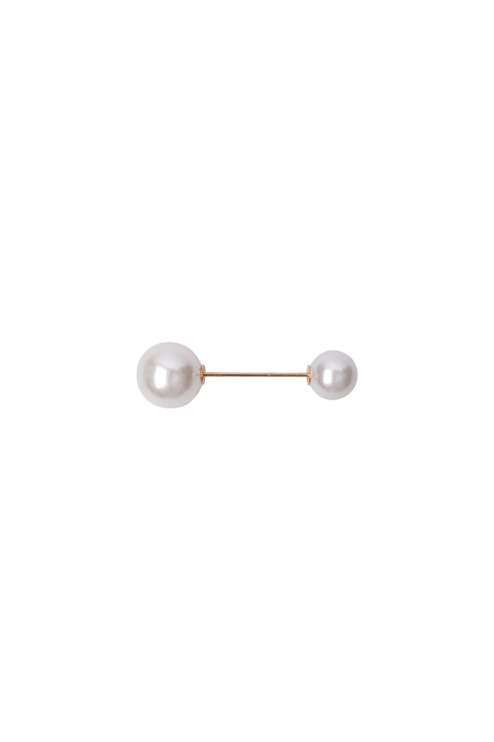 Rebel broche, kort - Pearl