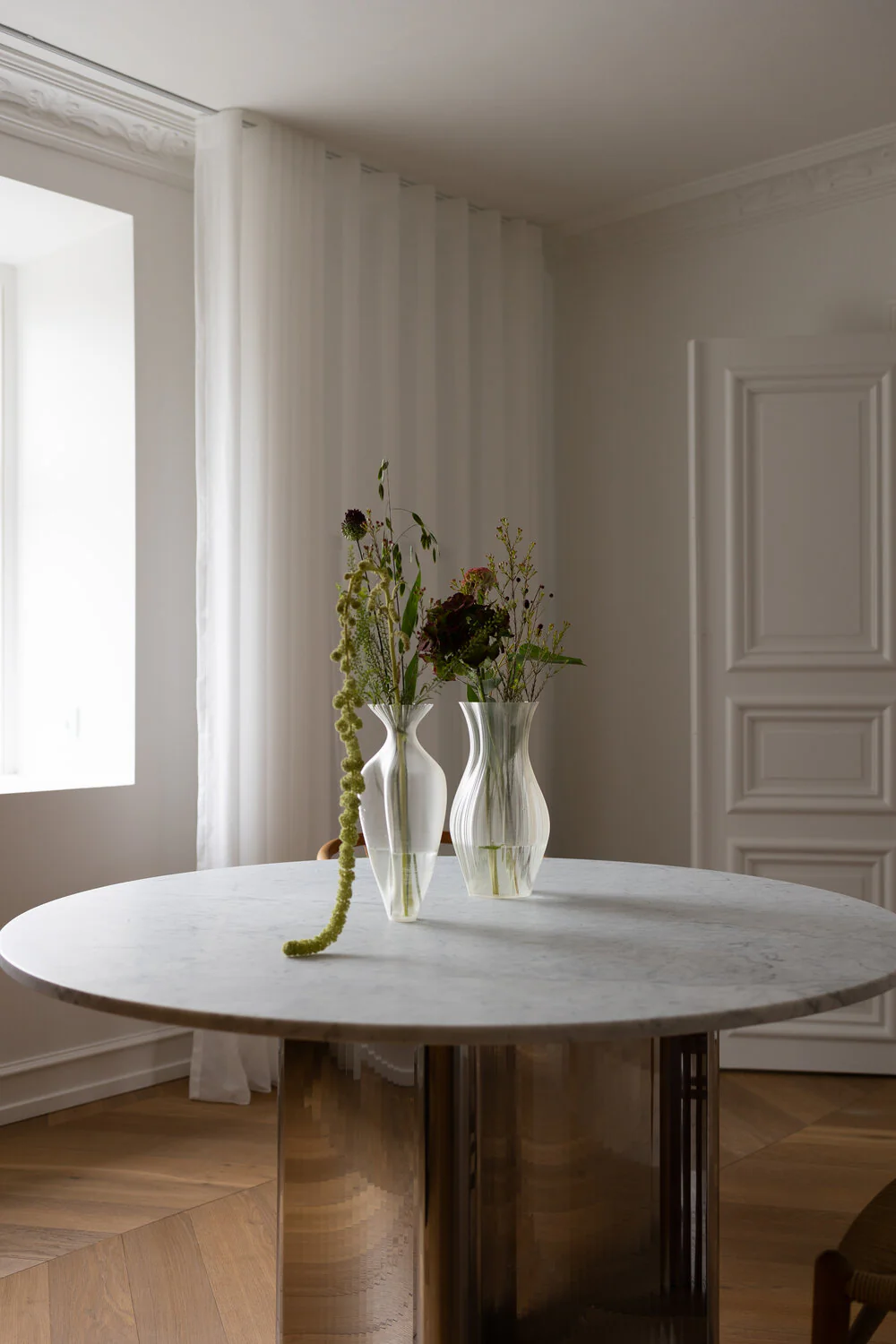 Tempus vase, ivory - H30 cm. - Image 7
