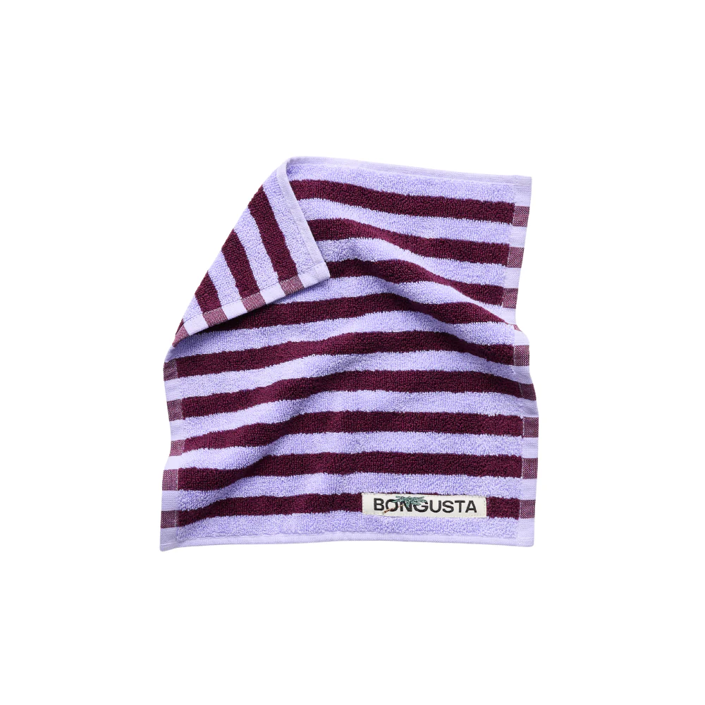 Naram håndklæde - wine & lavender blue - Image 6