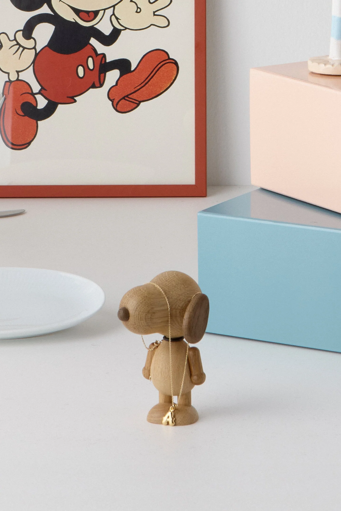 Peanut x Snoopy Smoked Oak træfigur - mini - Image 2