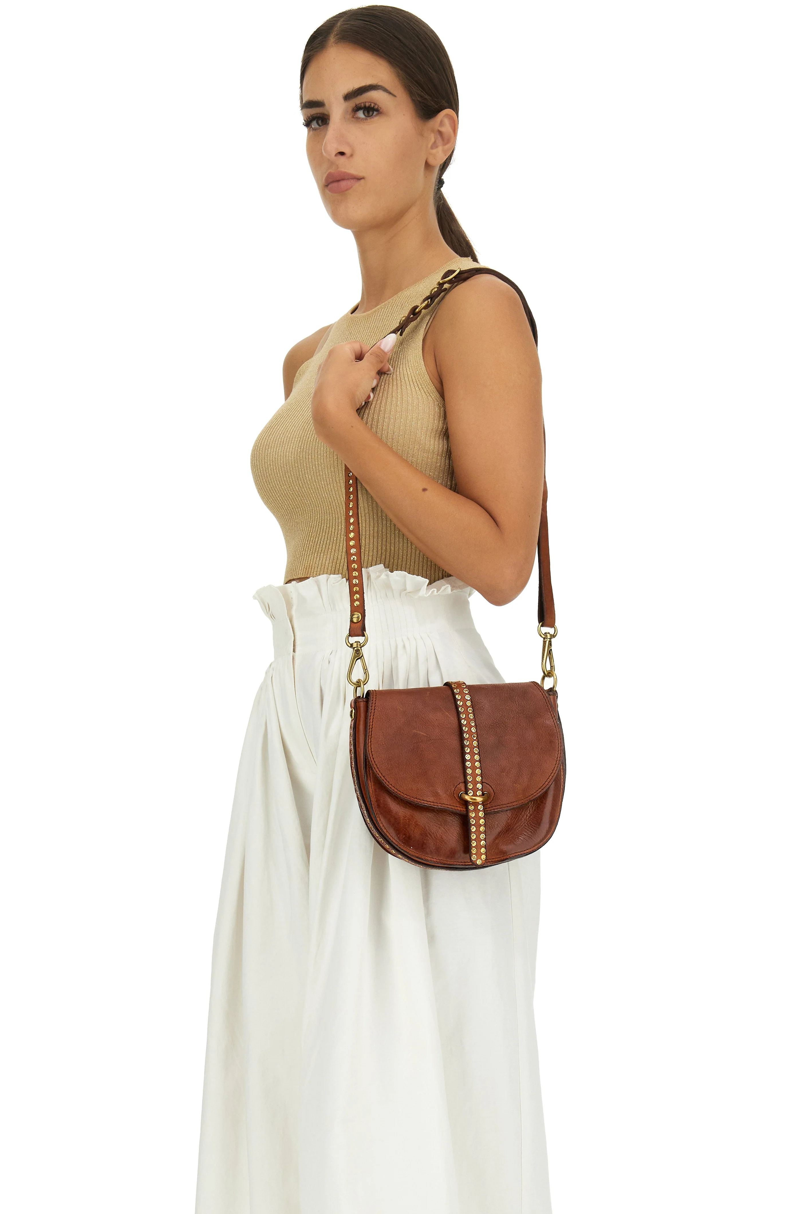 Kura crossbody taske - Cognac