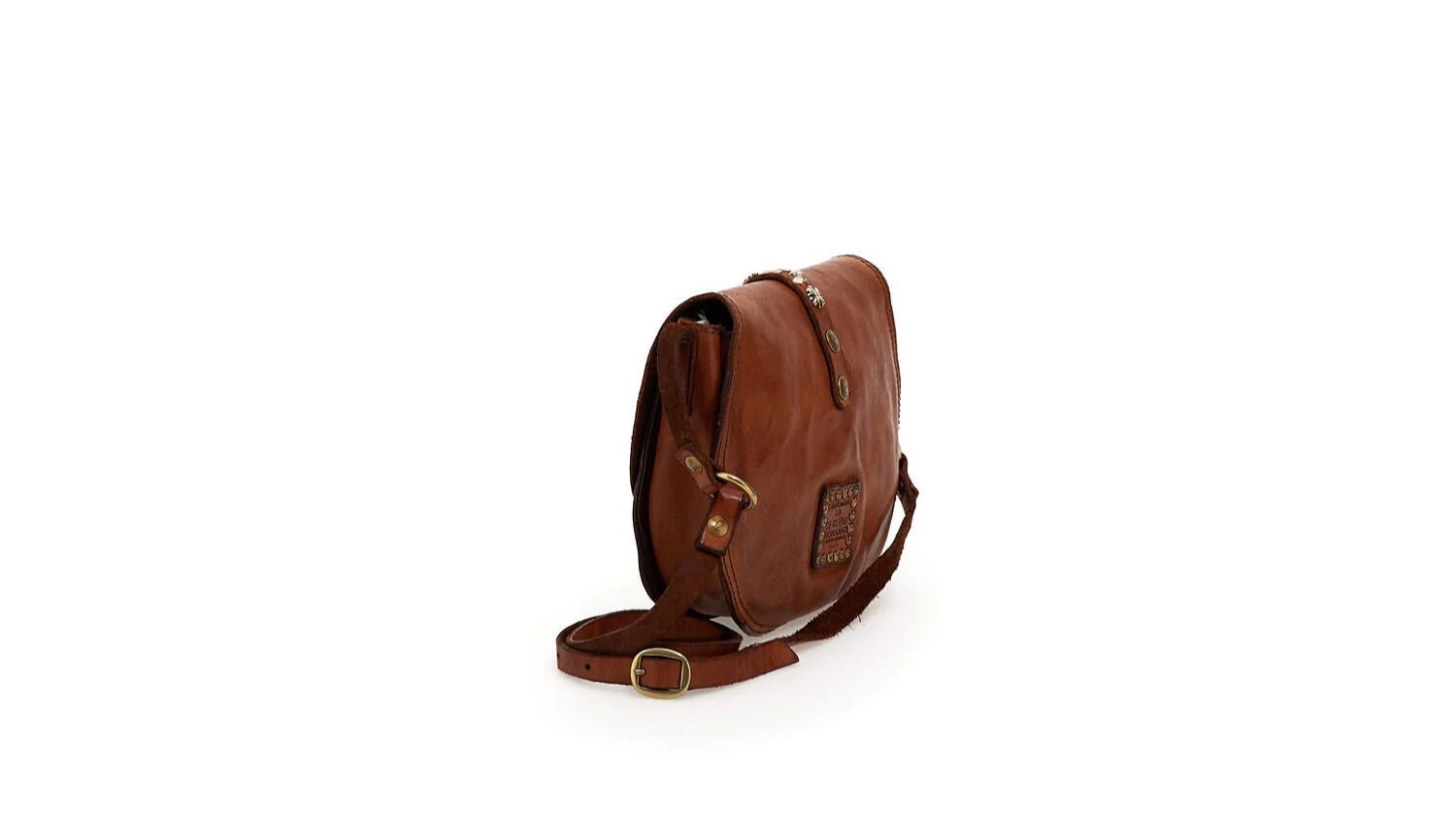 Linda crossbody taske, medium - Cognac - Image 5