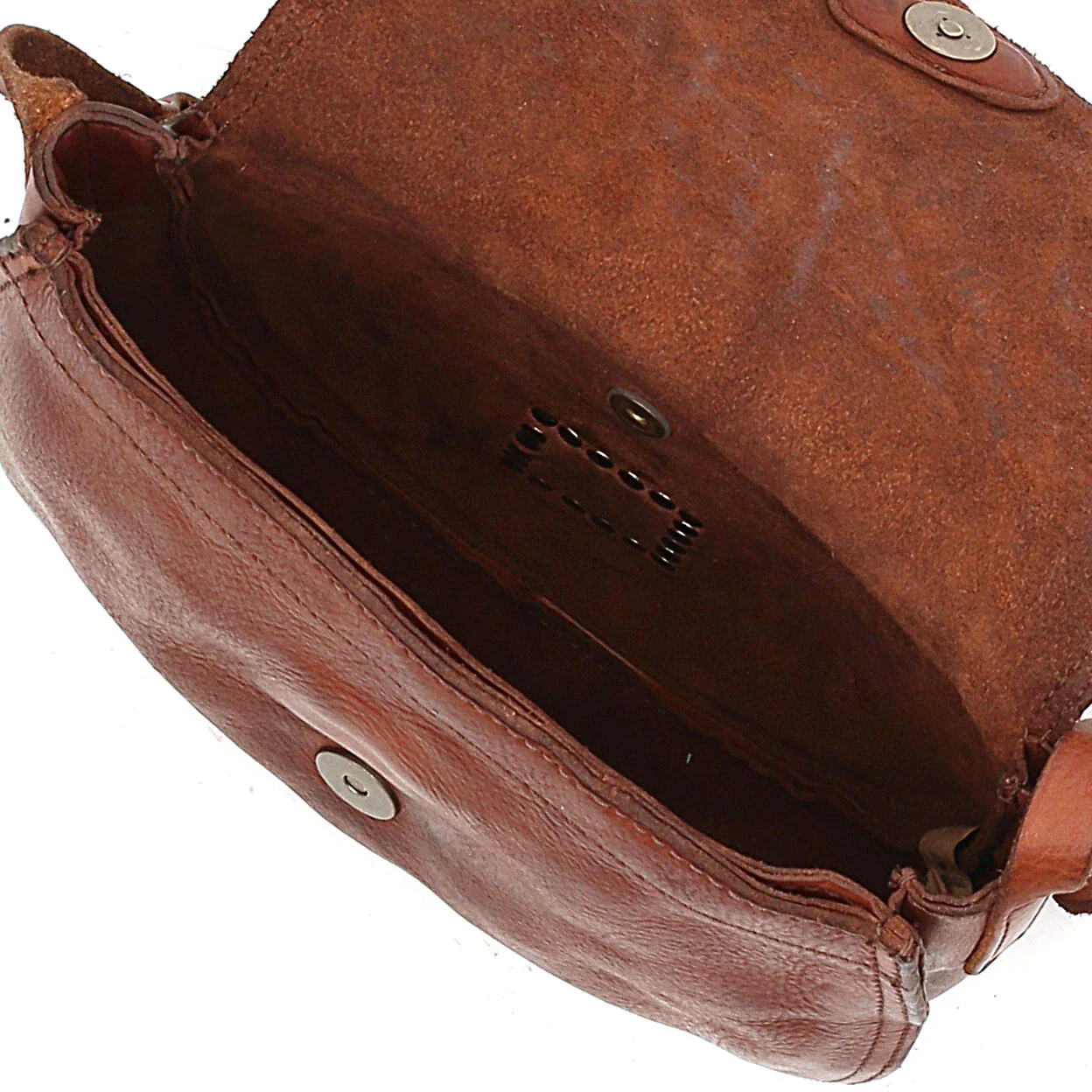 Linda crossbody taske, medium - Cognac - Image 7