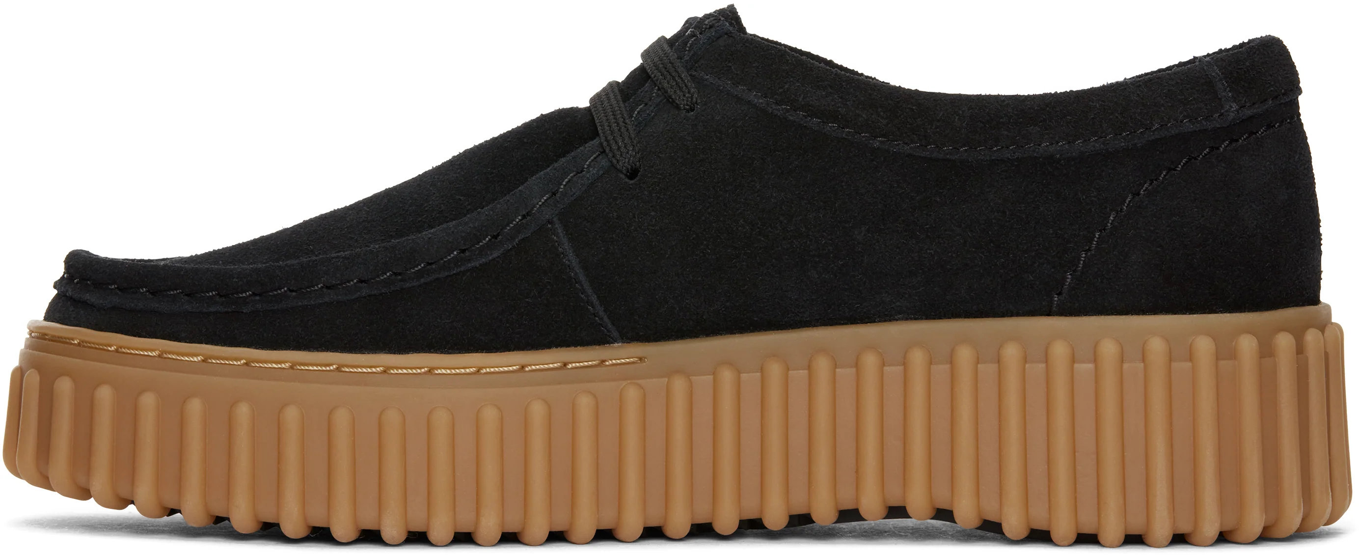 Torhill Bee ruskind sko - Black Sde - Image 6