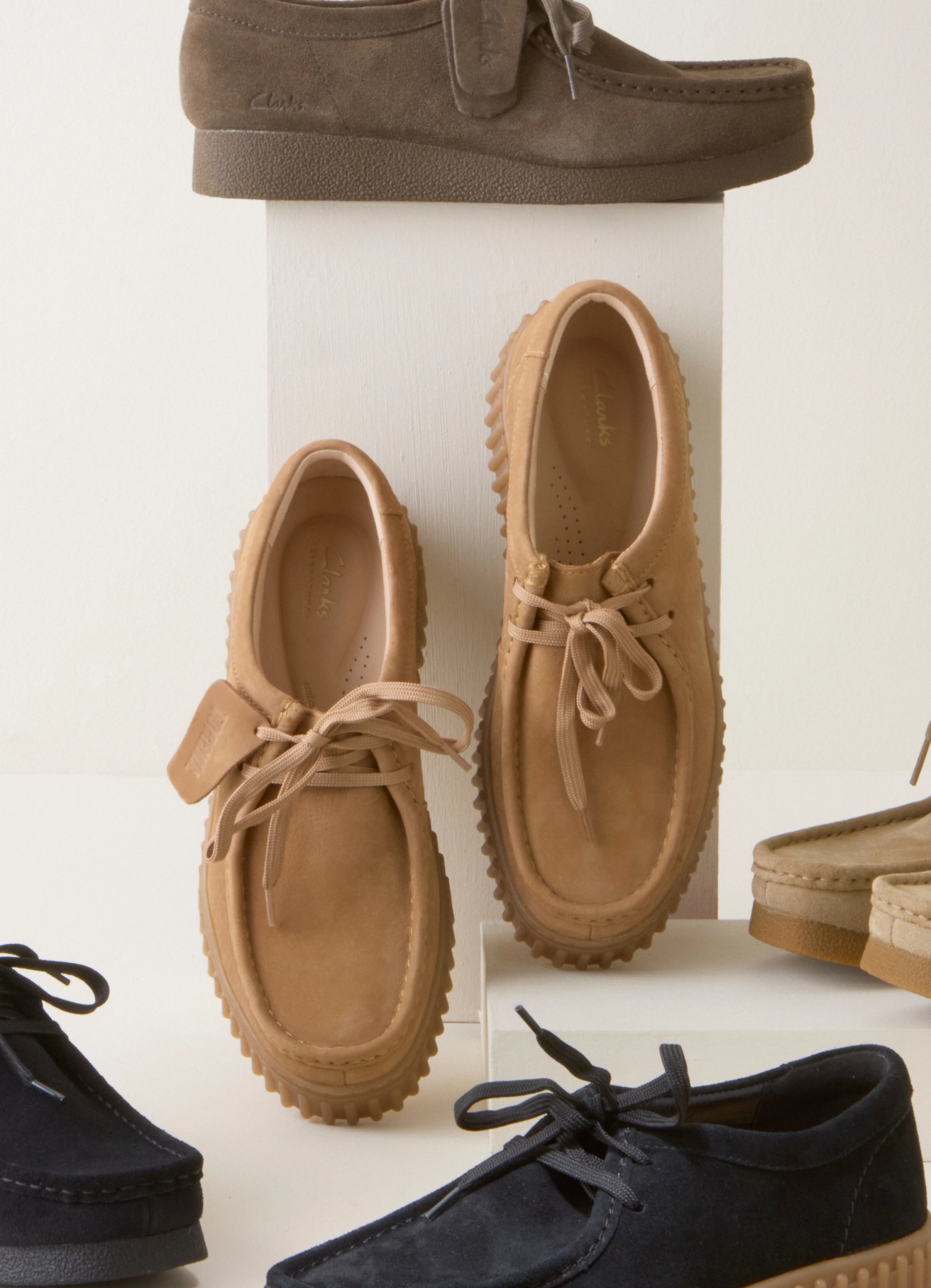 Torhill Bee ruskind sko - Light Tan Nubuck - Image 2