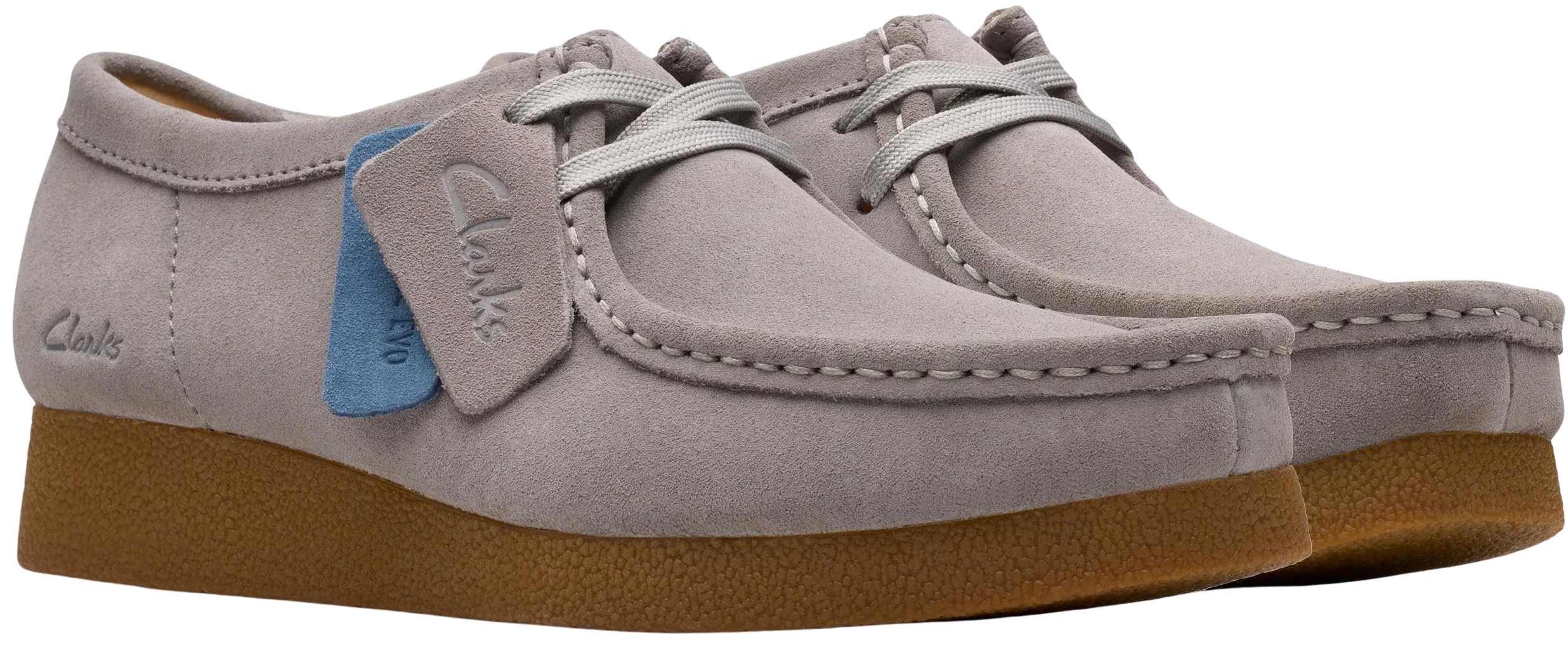Wallabee Evos ruskind sko - Dark Grey Suede - Image 2