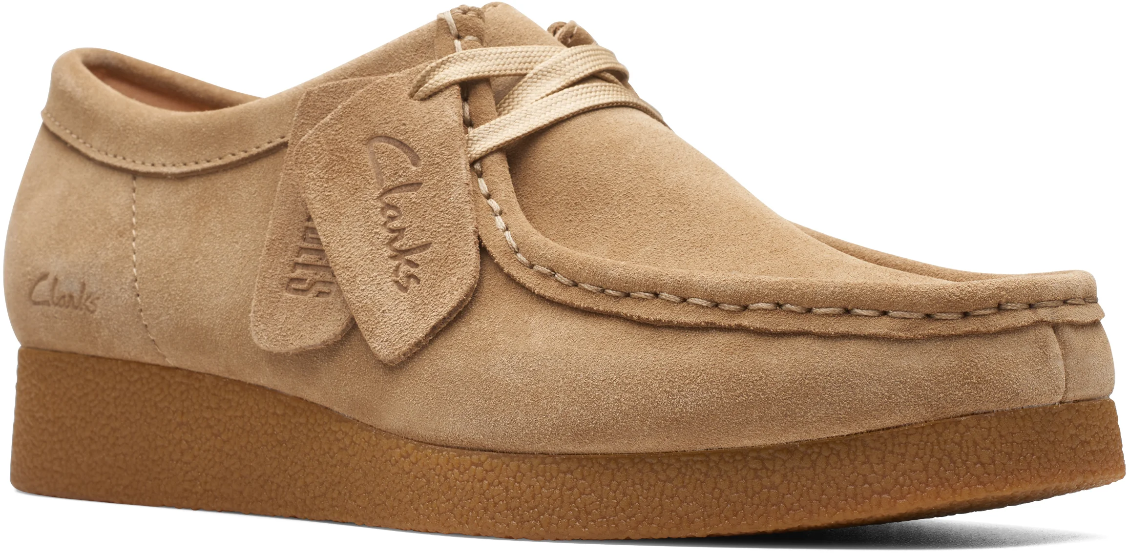 Wallabee Evosh ruskind sko - Dark Sand Suede - Image 3