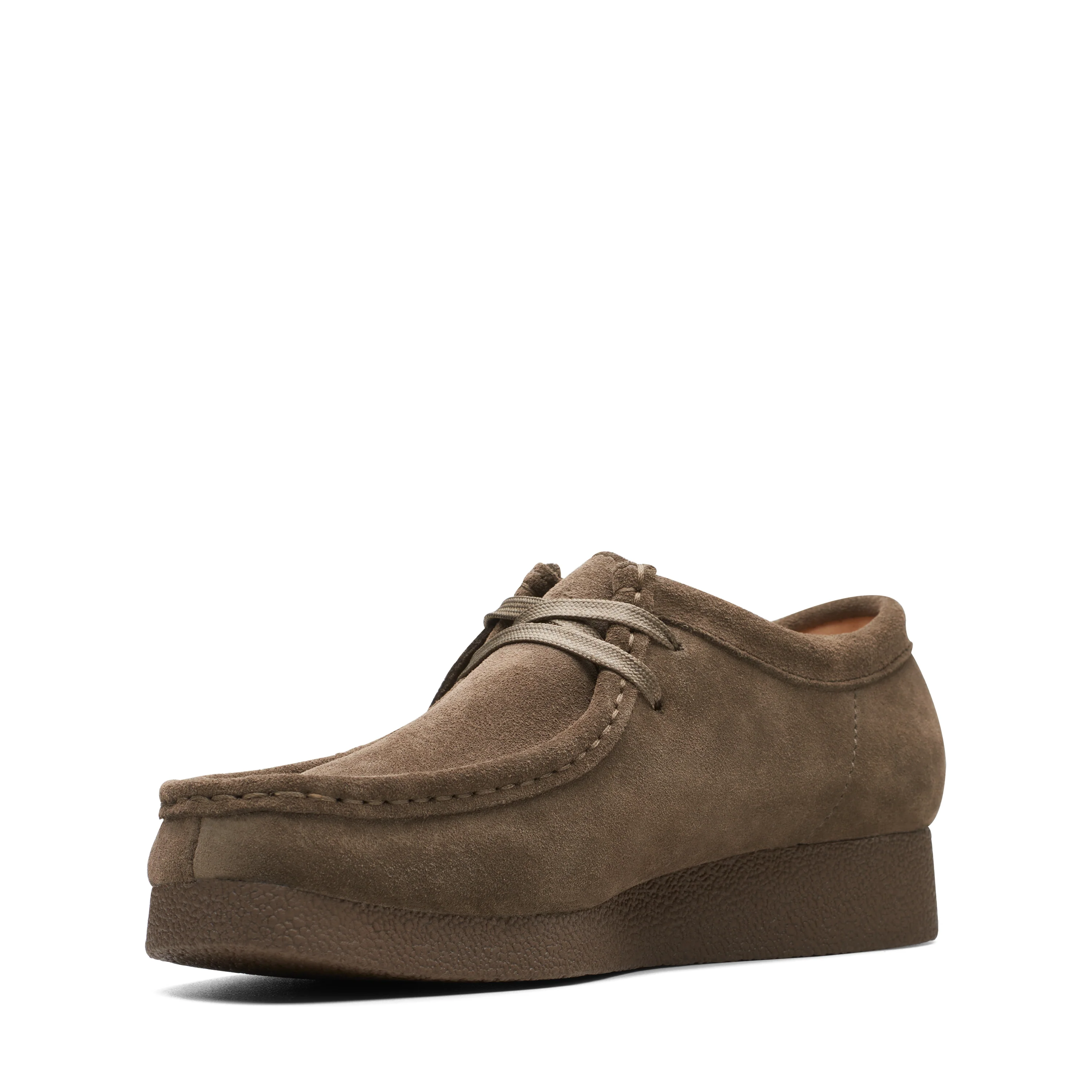 Wallabee Evosh ruskind sko - Olive Suede - Image 5