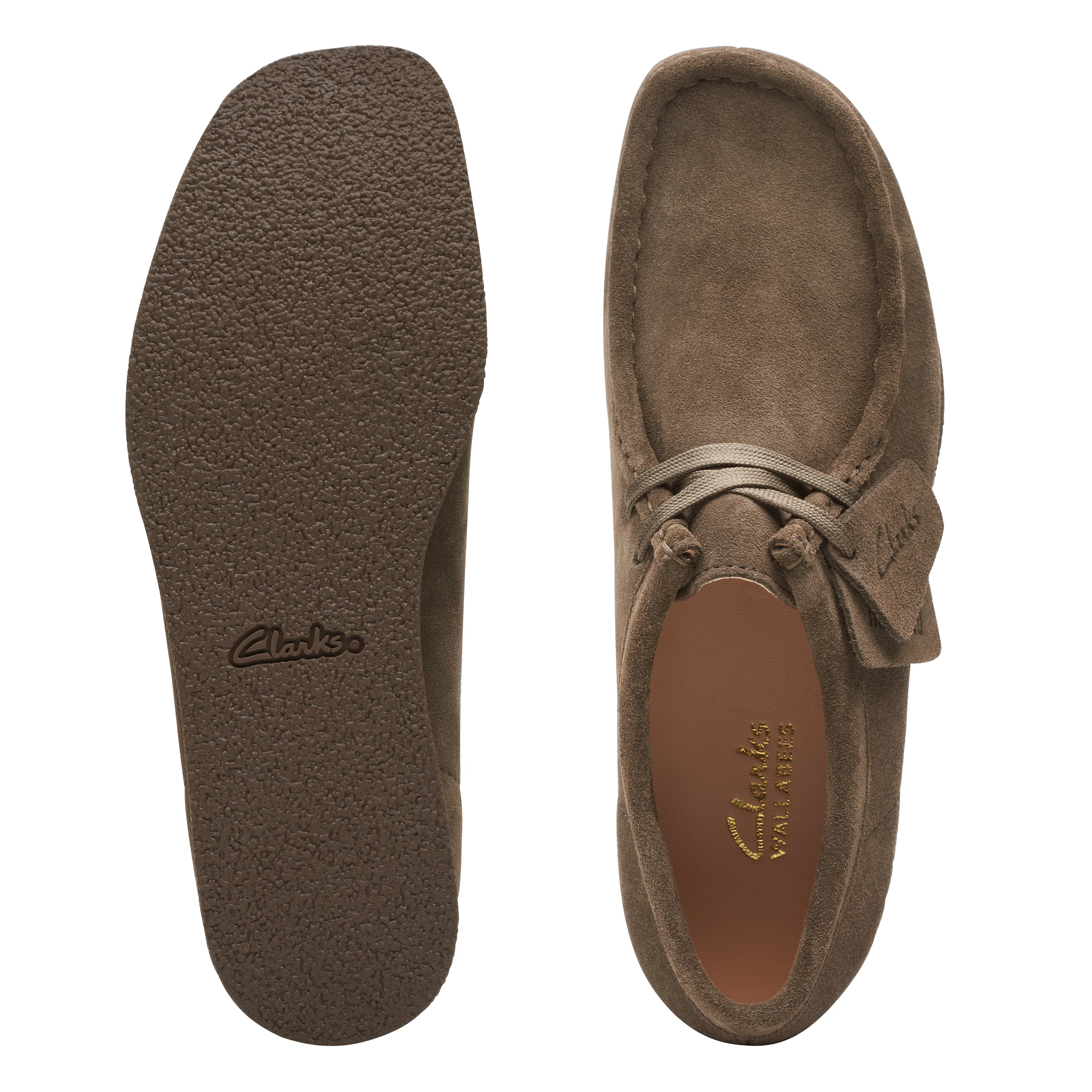 Wallabee Evosh ruskind sko - Olive Suede - Image 8