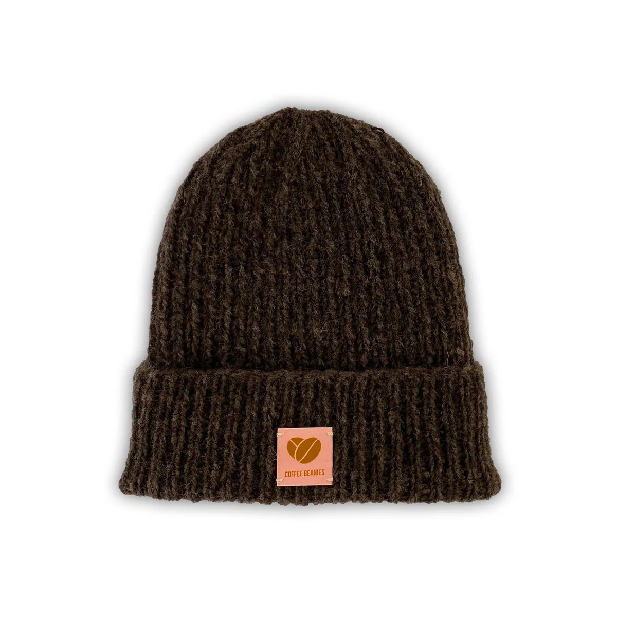 Sky beanie strikhue - brun