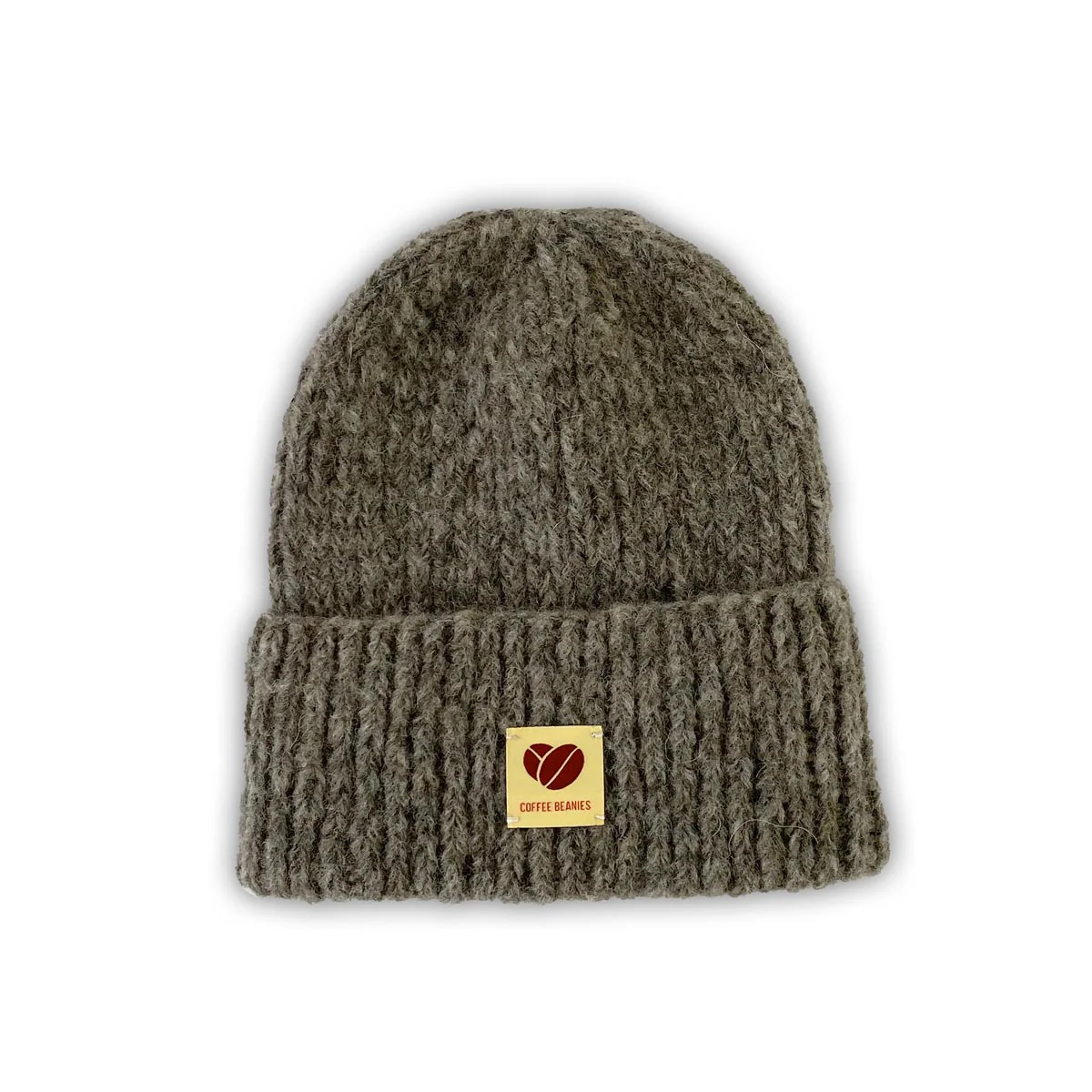 Sky beanie strikhue - grå