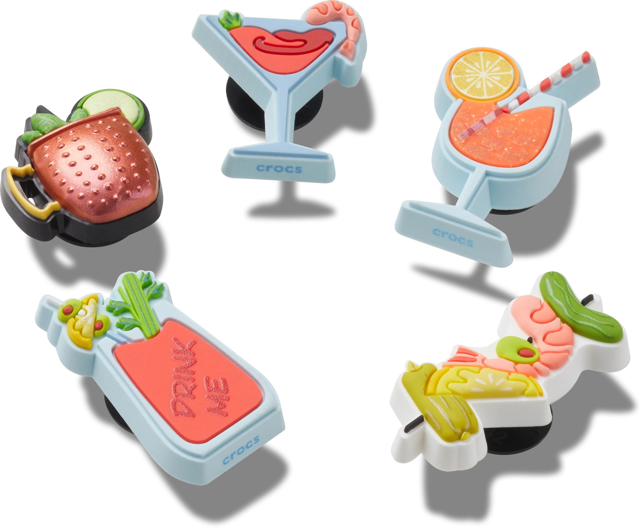 Crocs Charms, Happy Hour - 5 stk. - Image 3
