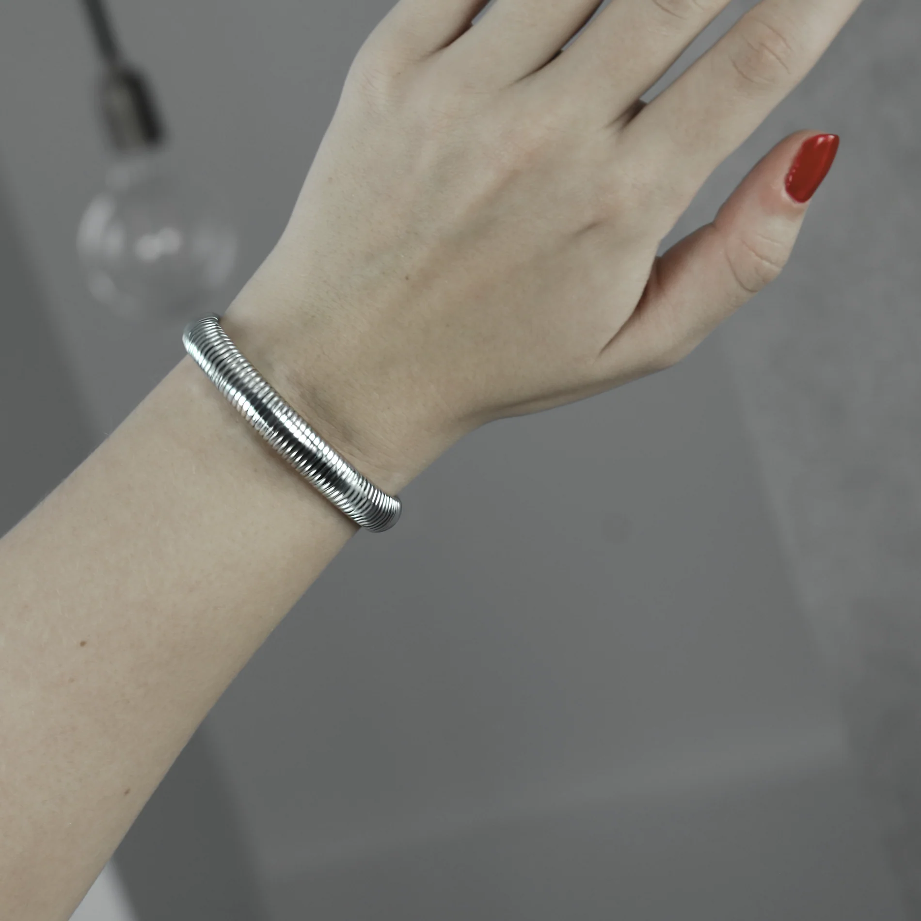 Armring, vandfast - sølvbelagt - Image 2