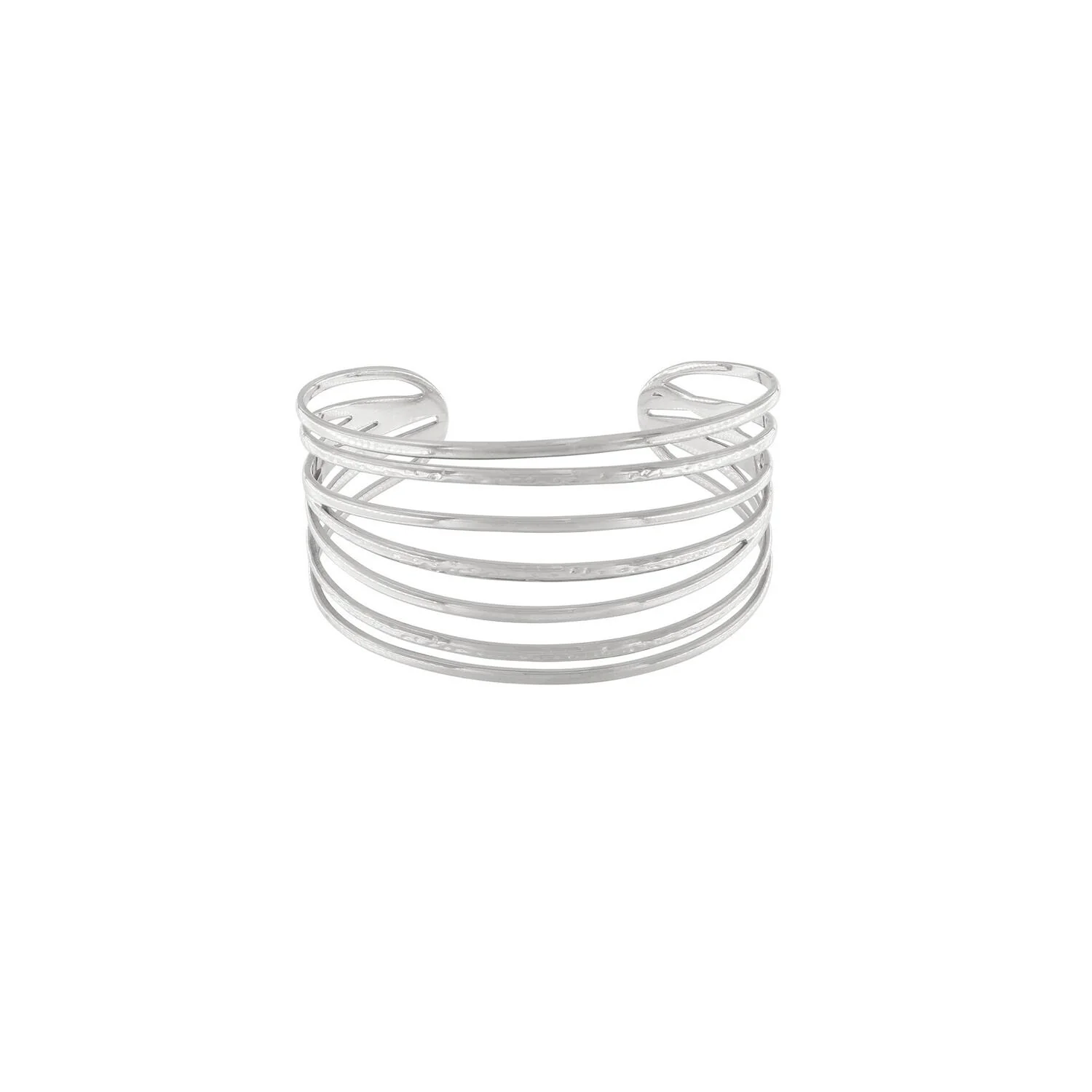 Courage String Statement armbånd - sølvbelagt