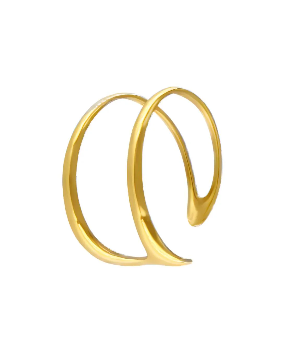 Passion Open Cuff armbånd - forgyldt - Image 3