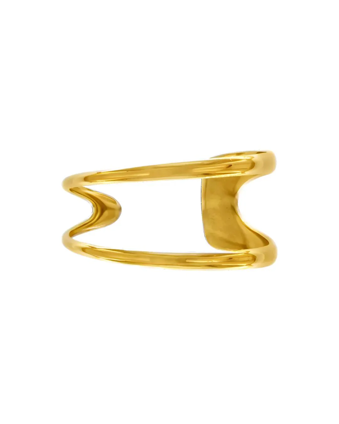 Passion Open Cuff armbånd - forgyldt - Image 4