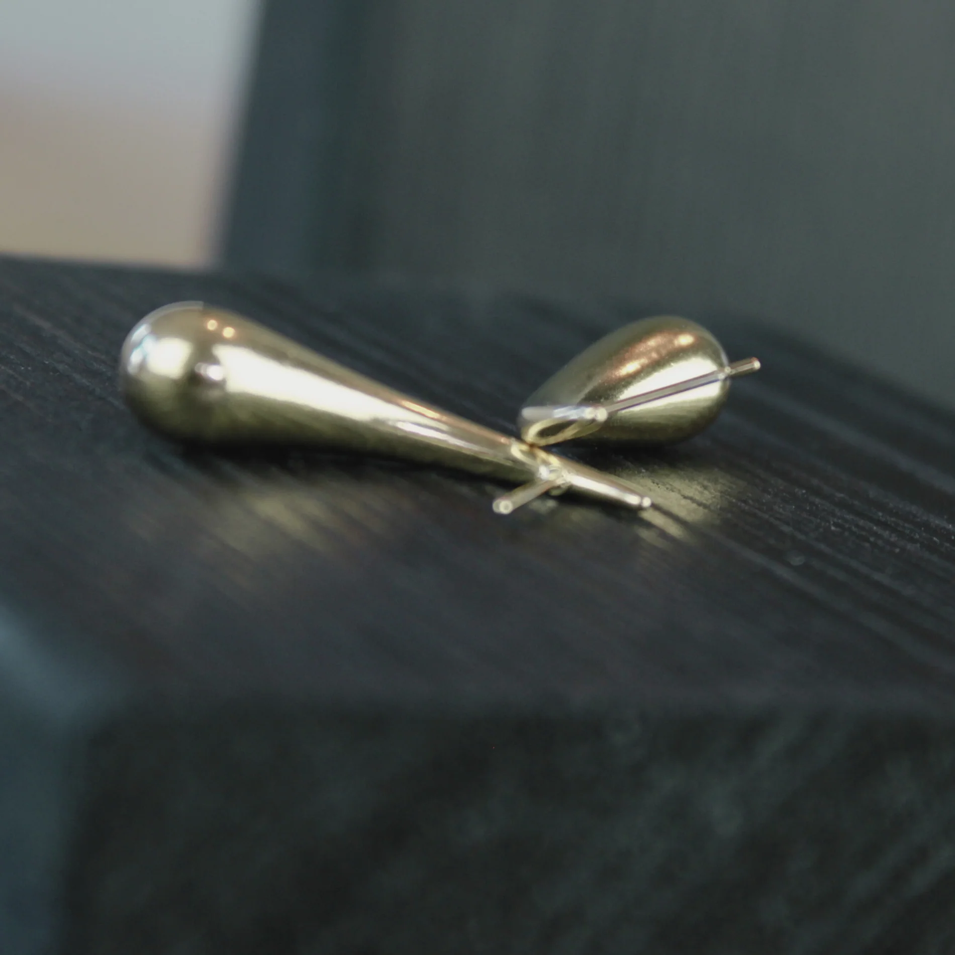 Passion Smooth Drop Post øreringe - forgyldt - Image 5