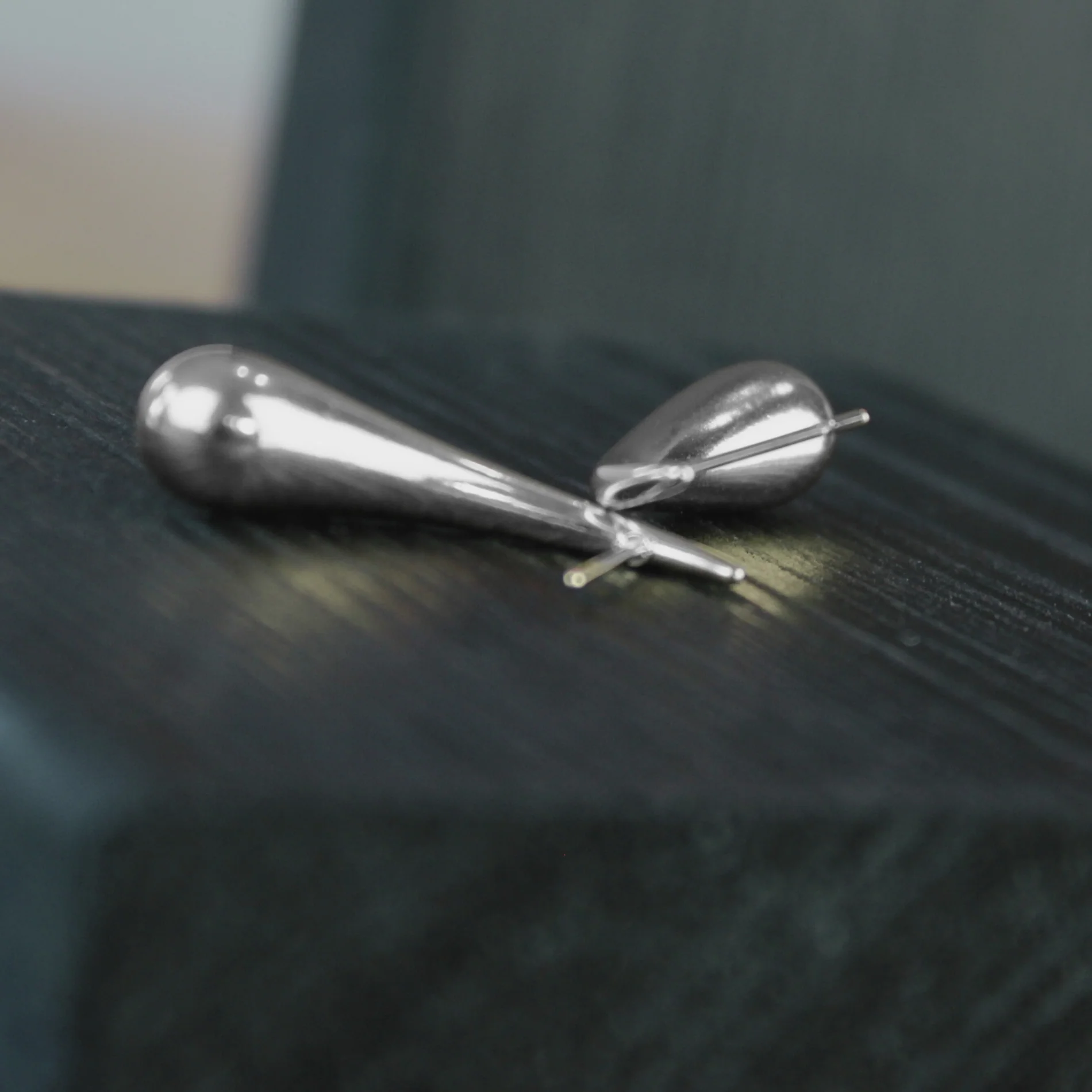 Passion Smooth Drop Post øreringe - sølvbelagt - Image 3