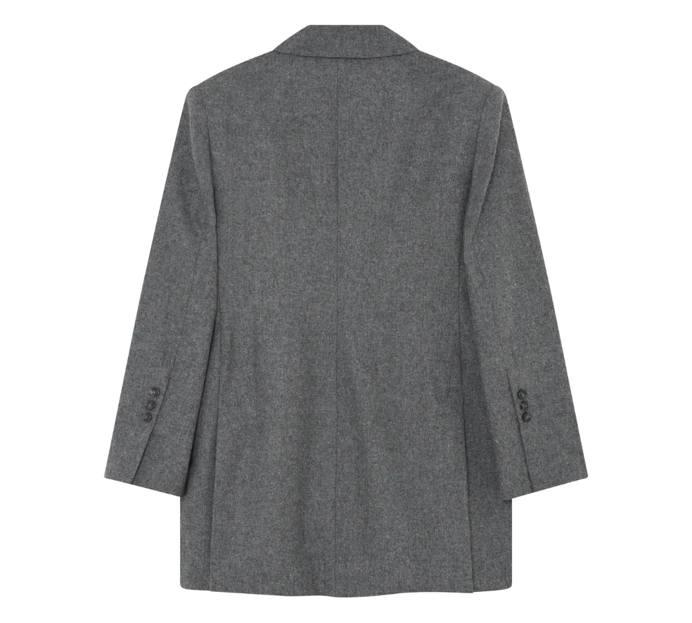 Amir blazer - Medium Grey Melange - Image 5