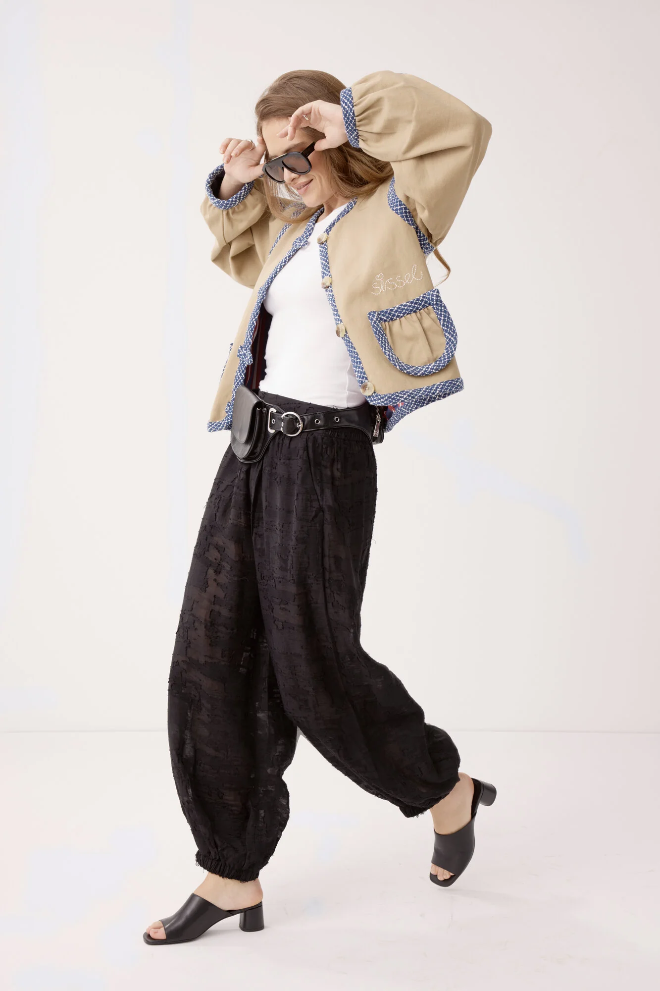 Barbo Jacquard Torn bukser - sort - Image 5