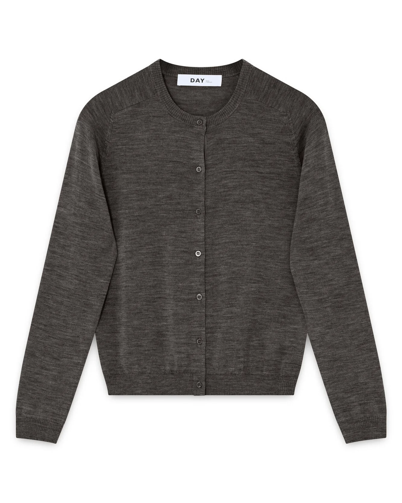Daily Elements Luna cardigan - Expresso Melange - Image 2