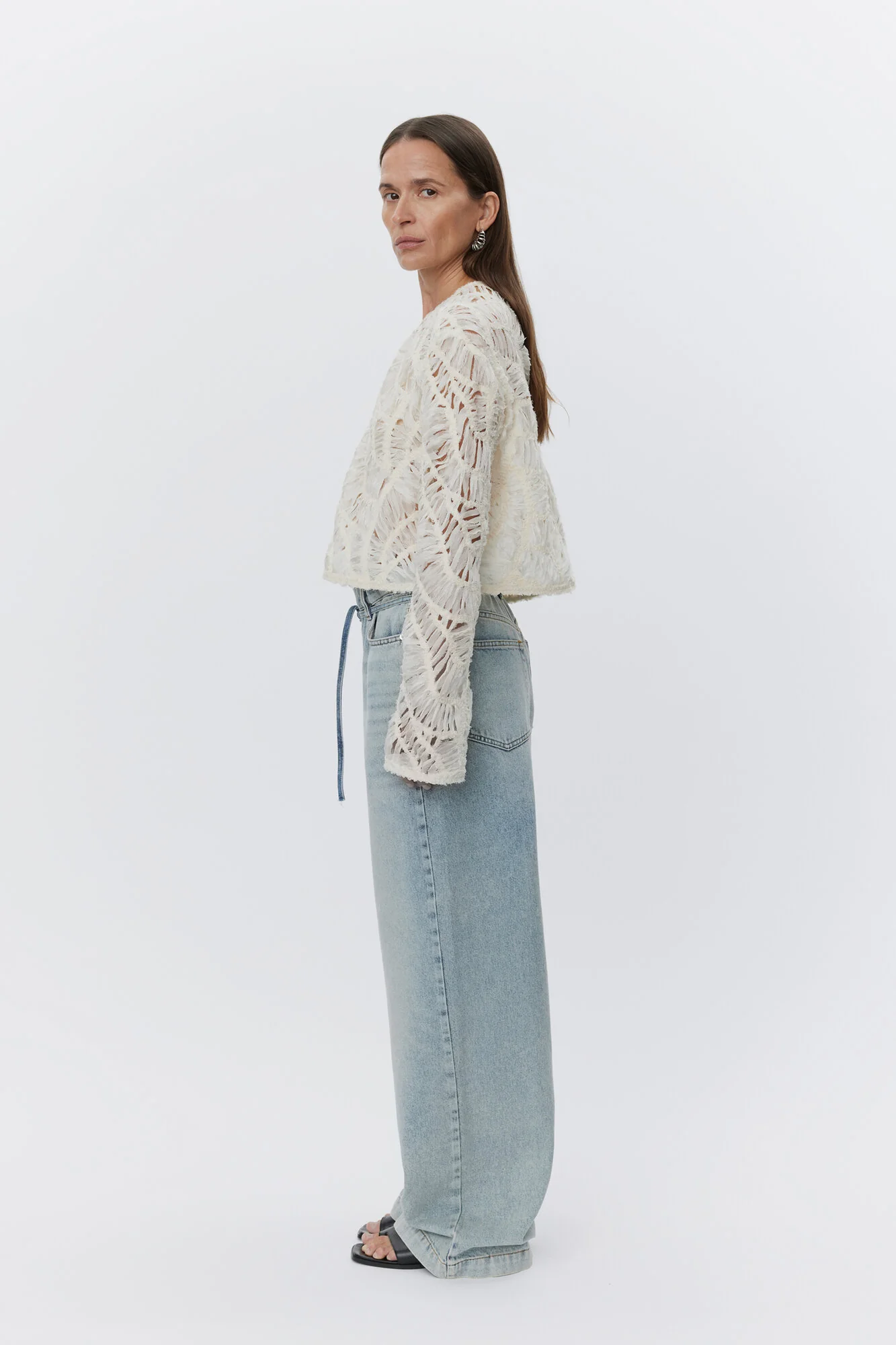 Elijah wide leg jeans - Vintage Blue - Image 3