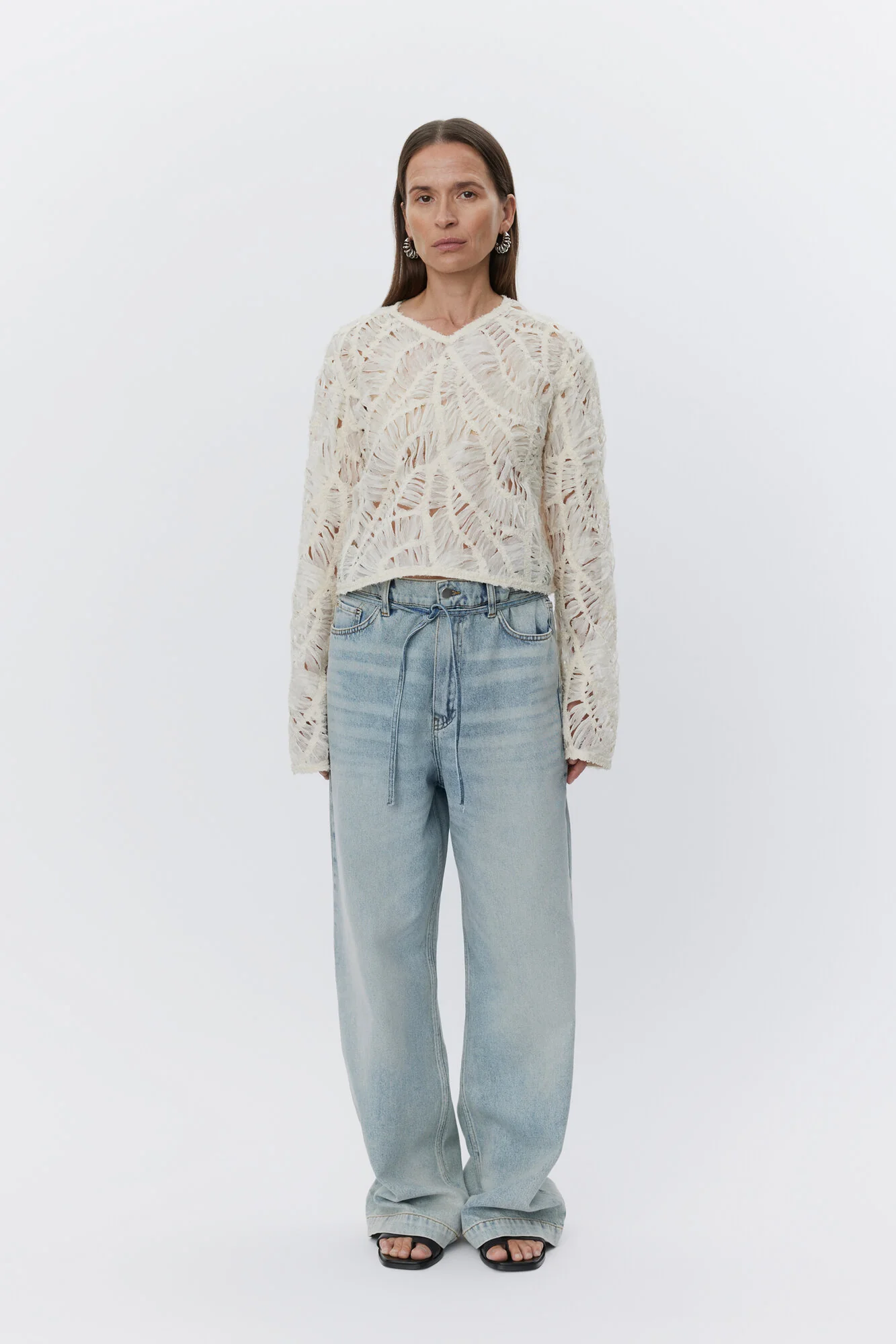 Elijah wide leg jeans - Vintage Blue - Image 6