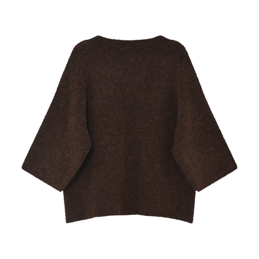 Kamma Cozy Days striktrøje - 500184 COFFEE BEAN MELANGE - Image 4