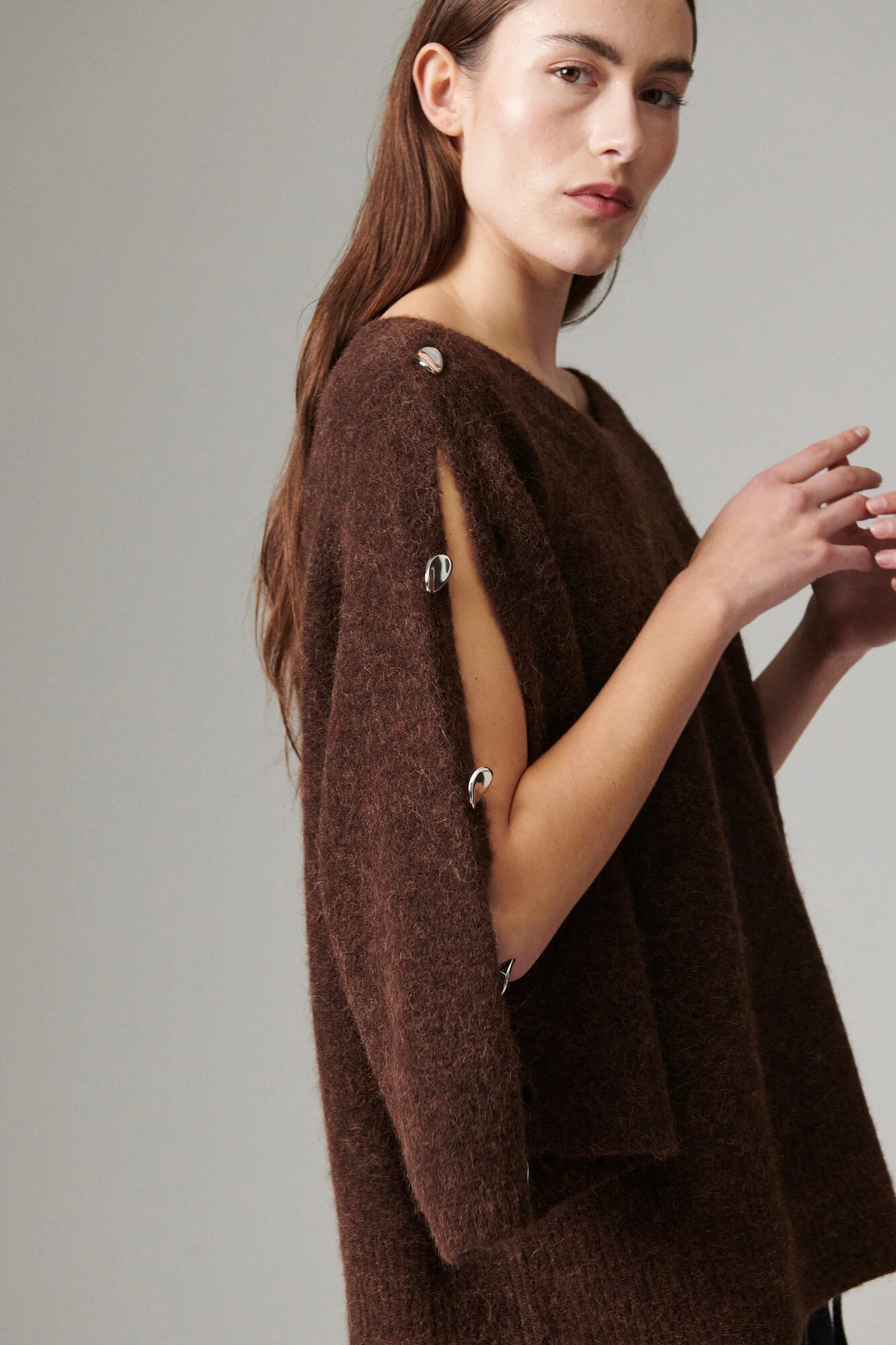Kamma Cozy Days striktrøje - 500184 COFFEE BEAN MELANGE - Image 6