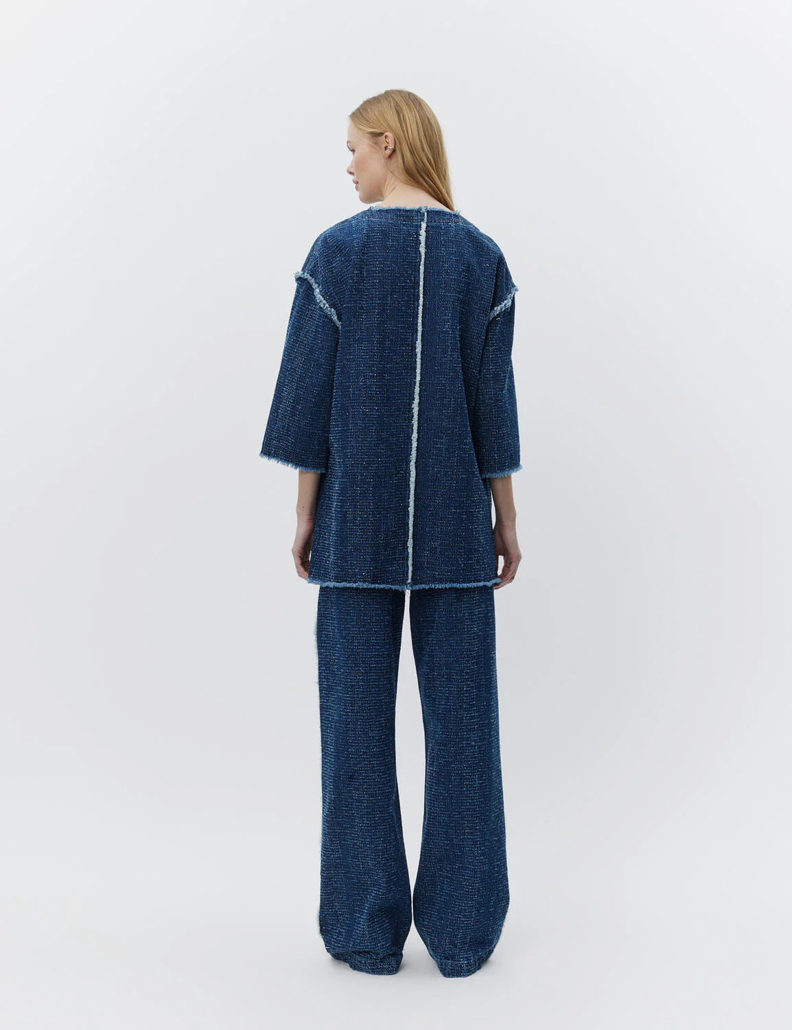Katrin Punch denimskjorte - Peacoat - Image 4