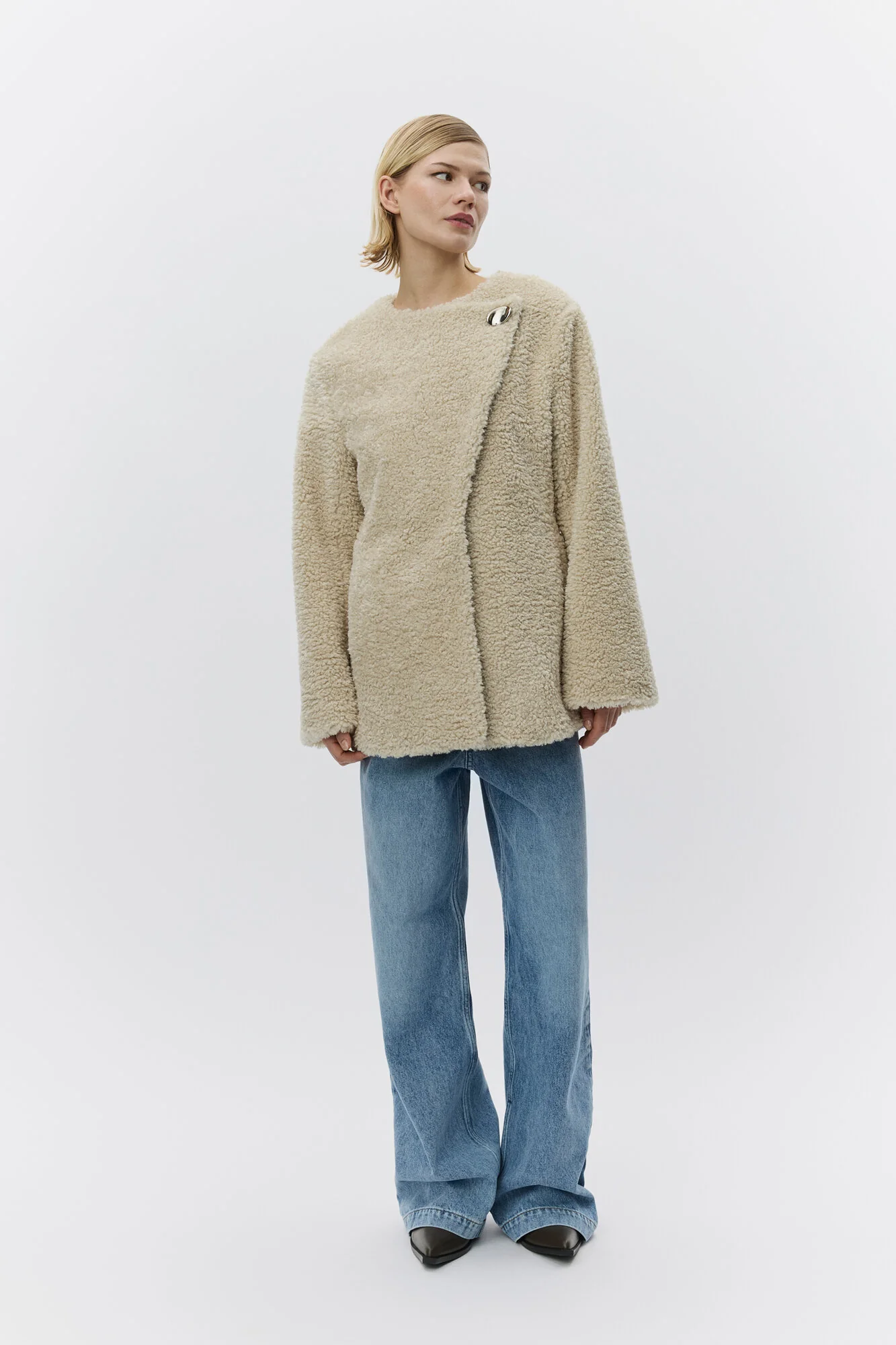 Palle Modern Fluff jakke - Pistacio Shell - Image 3