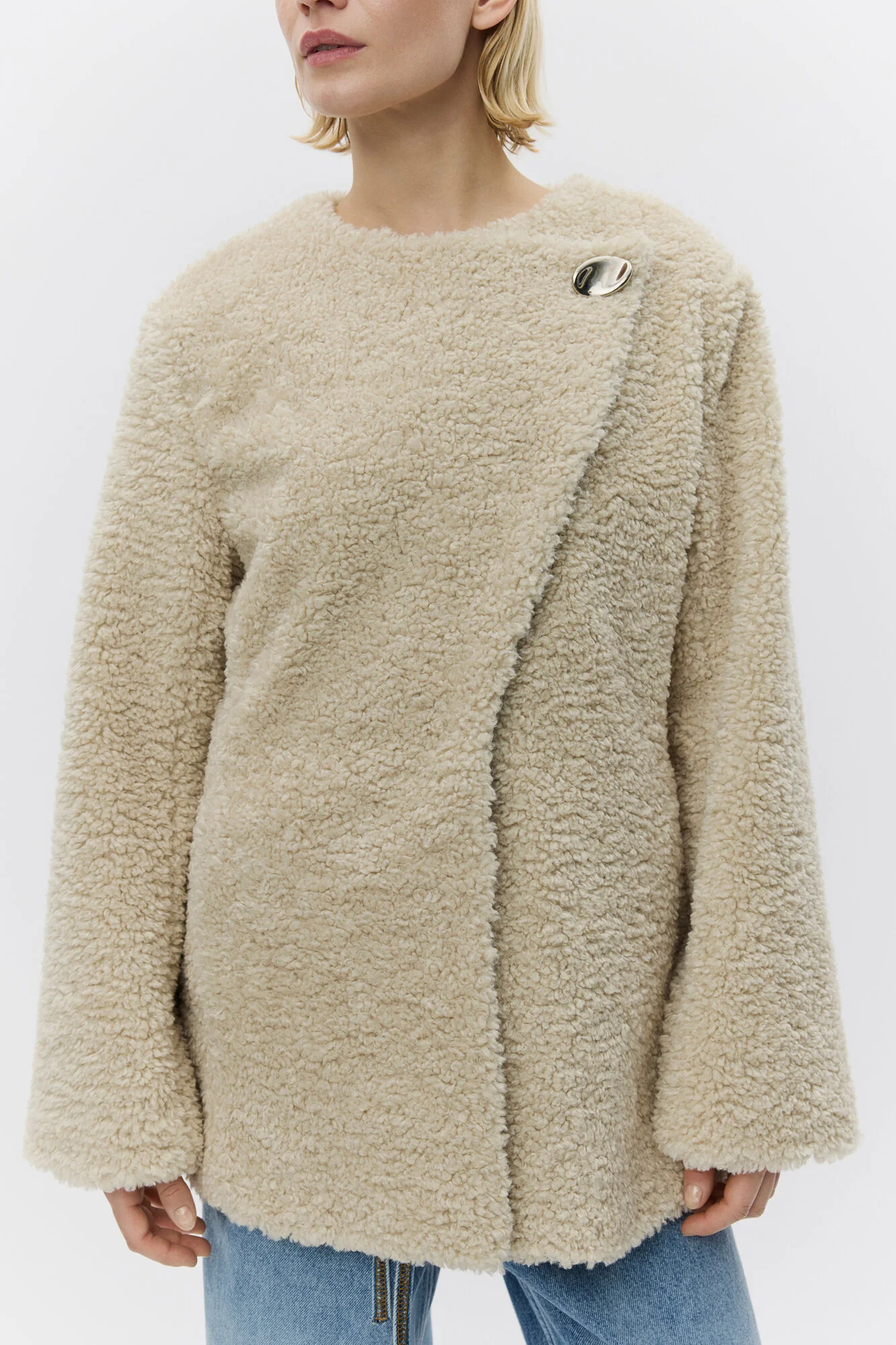 Palle Modern Fluff jakke - Pistacio Shell - Image 4