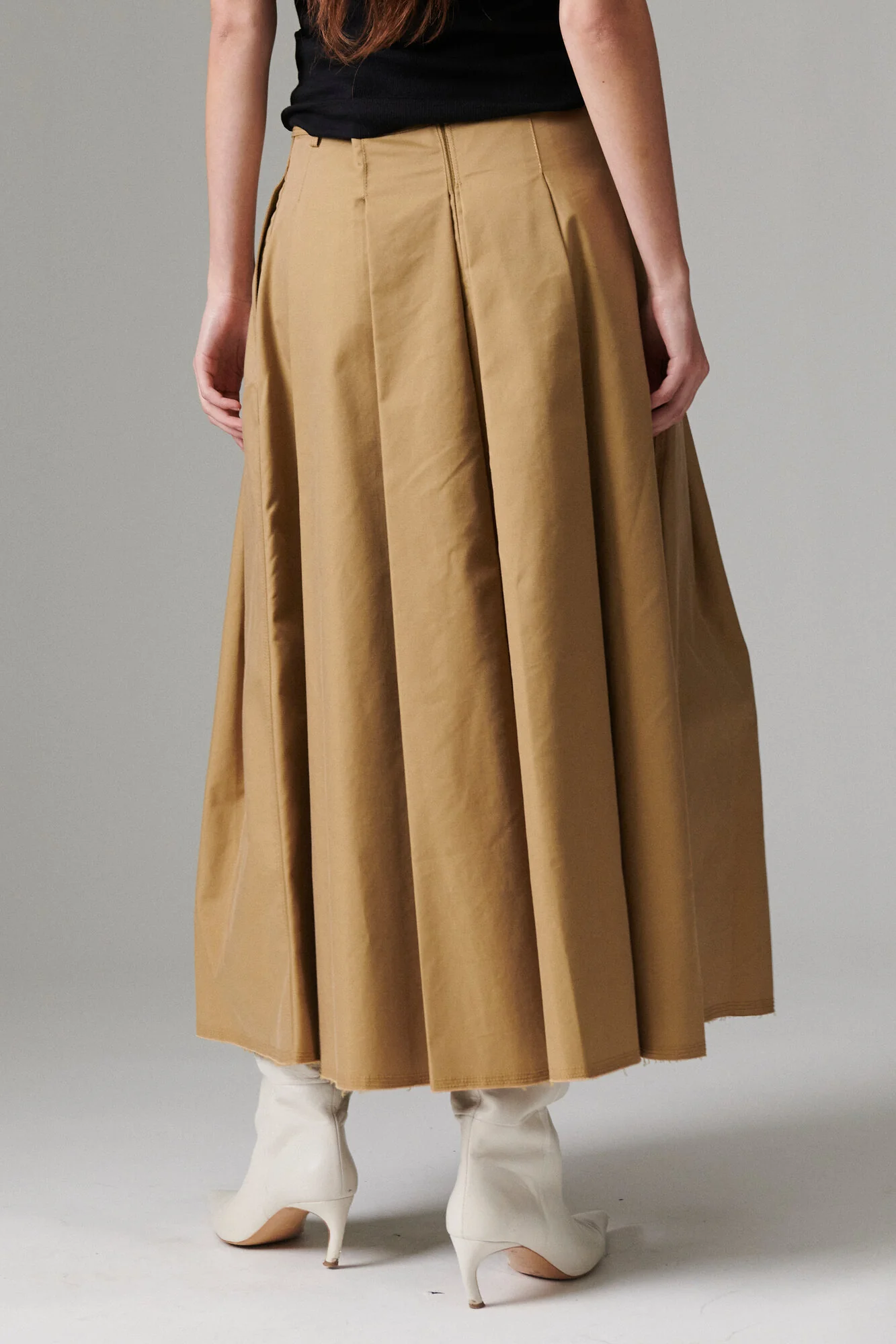 Robb Canvas Deluxe nederdel - 170836 ECRU OLIVE - Image 3