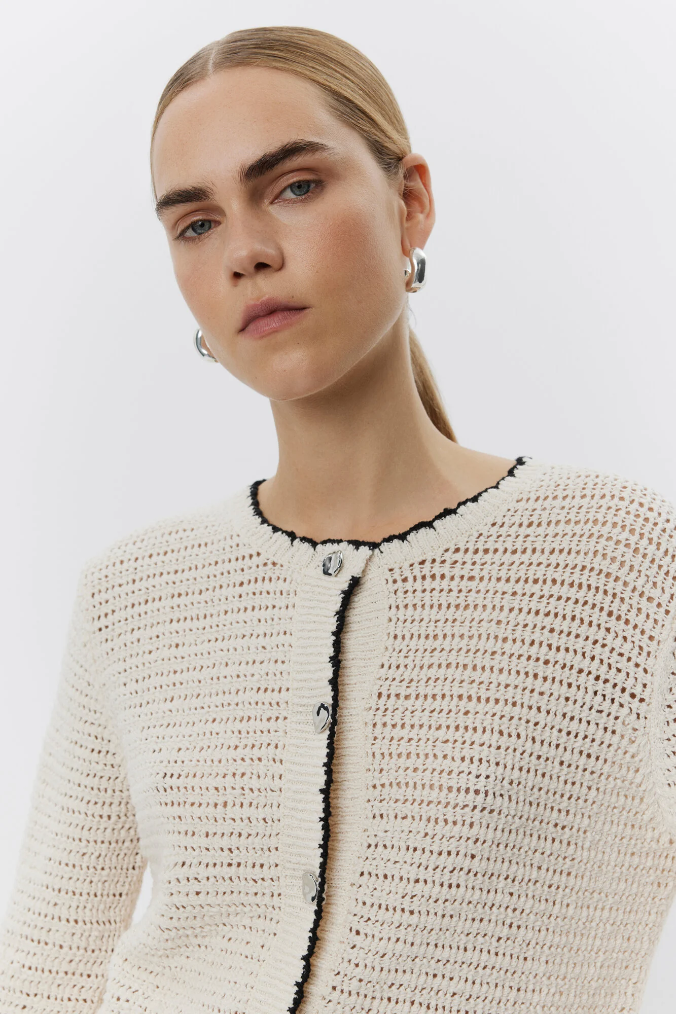 Turner strik cardigan - Jet Stream - Image 3