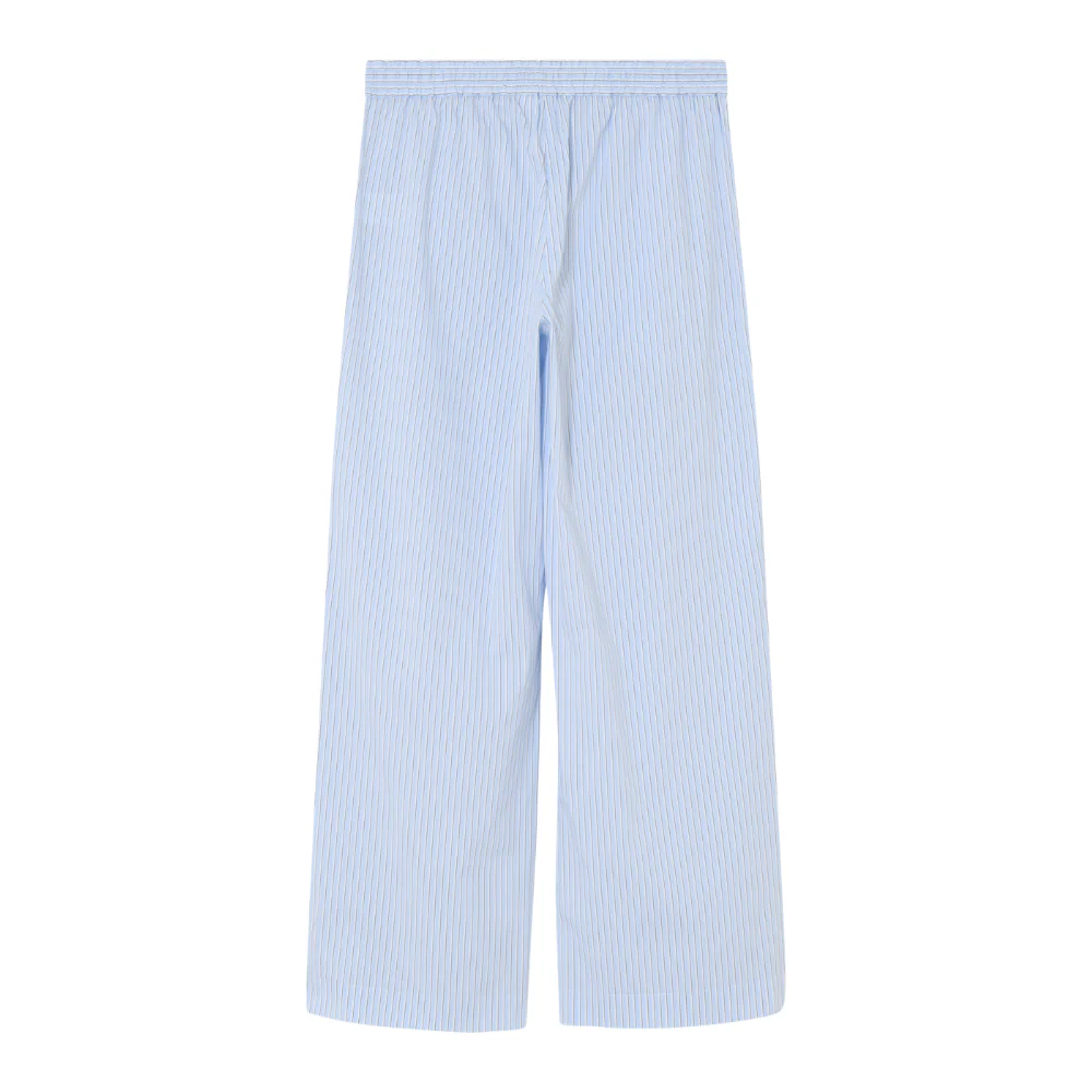 Zena Daylounge Stripe bukser - Chambray Blue - Image 4