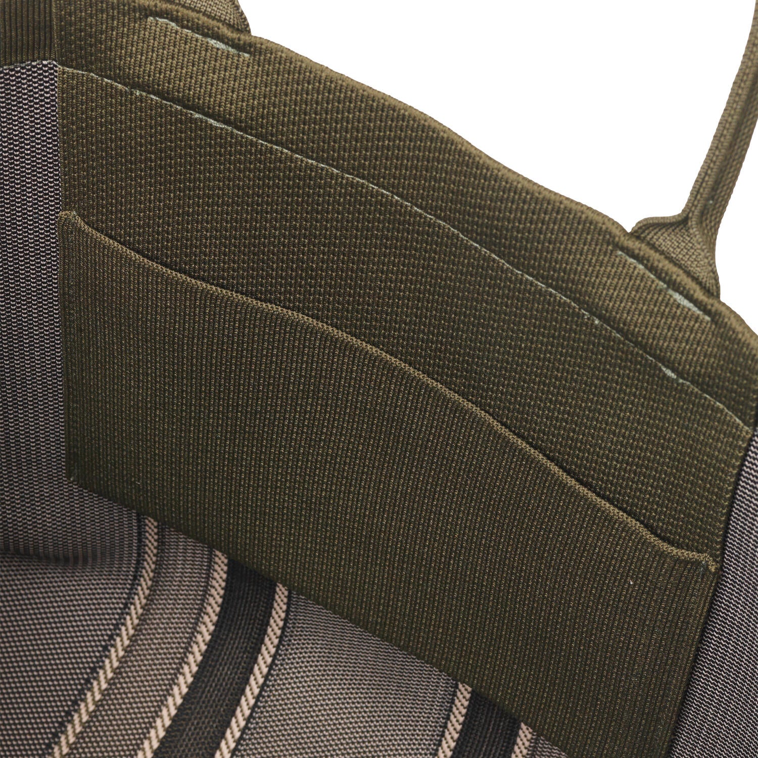 Lovely Knit shopper - Dark Olive - Image 3